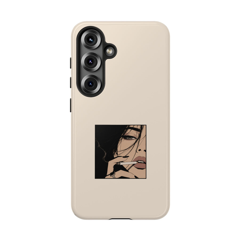 Minimalist Femme Portrait Protective Phone Case