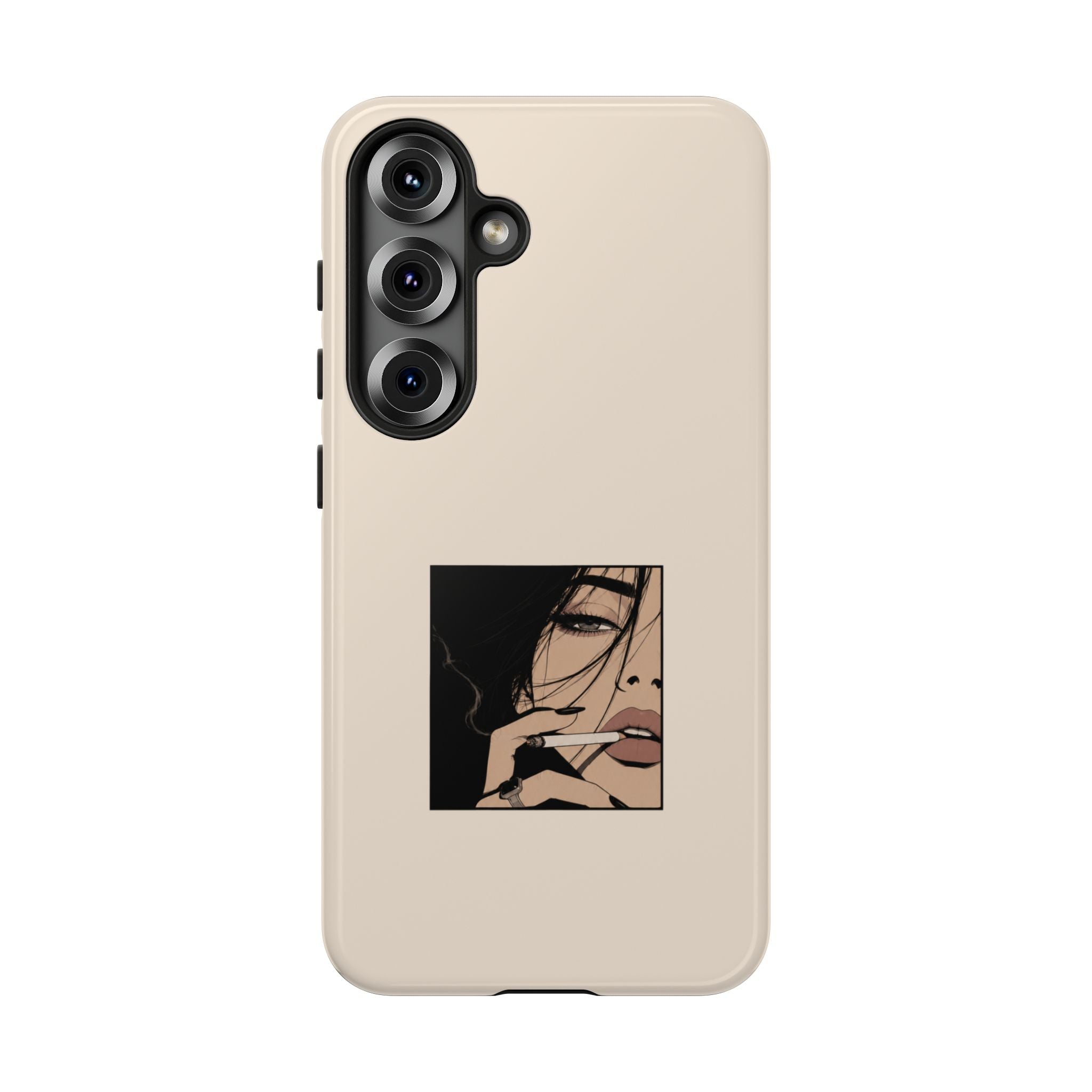 Minimalist Femme Portrait Protective Phone Case