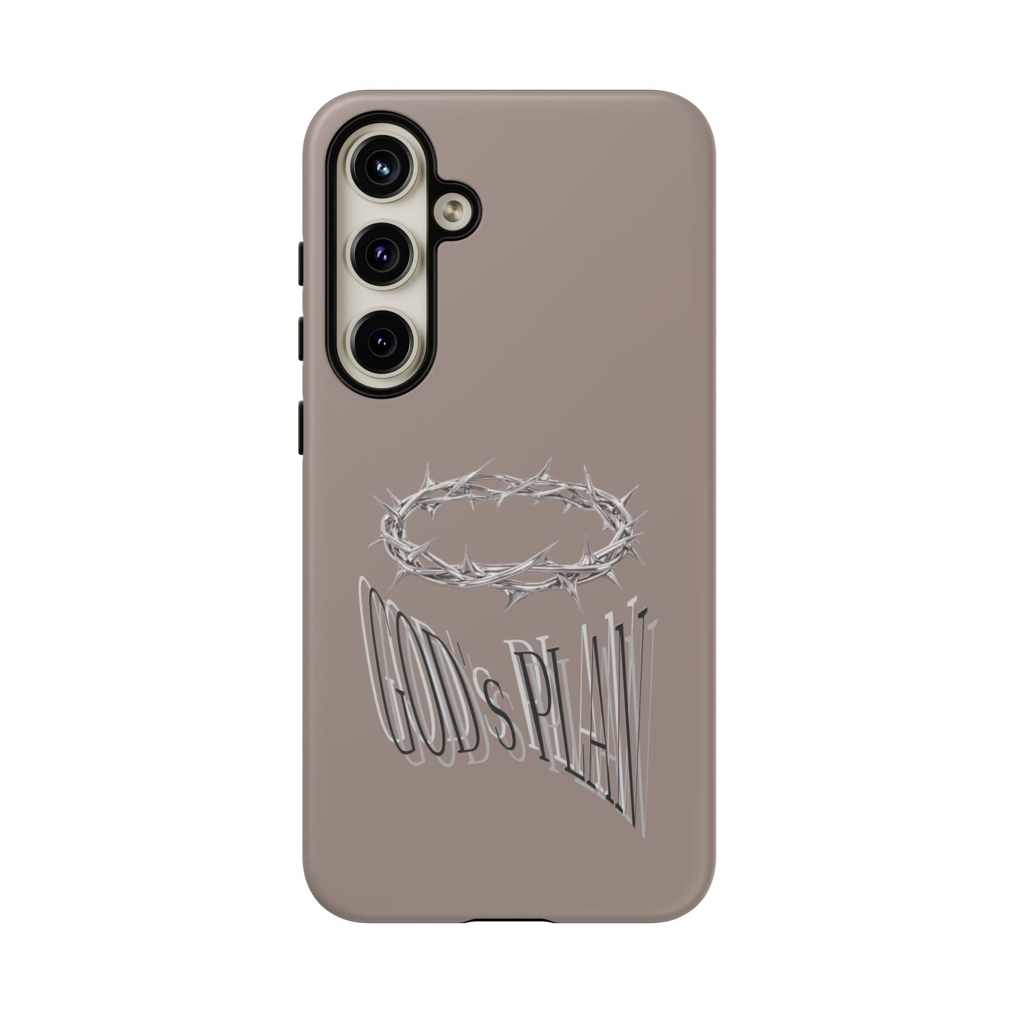 Phone Case — "God's Plan" Crown of Thorns Protective Cover