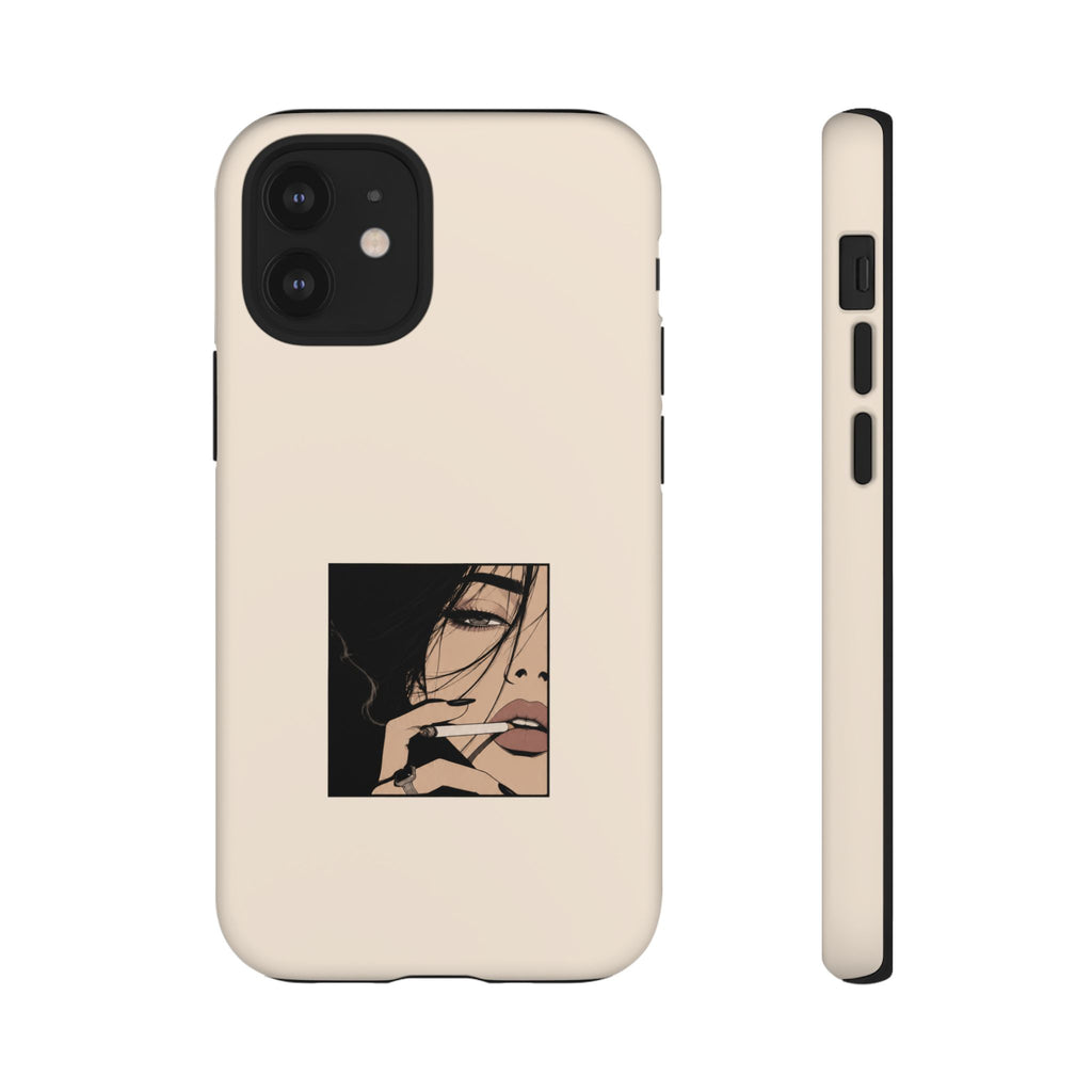 Minimalist Femme Portrait Protective Phone Case