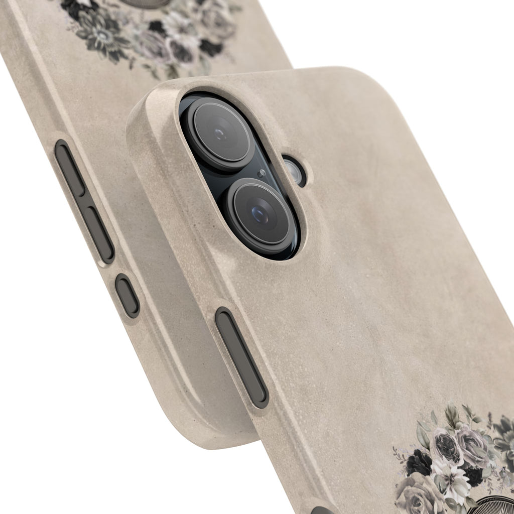 Vintage Madonna Floral Phone Case — Religious iPhone Snap Case
