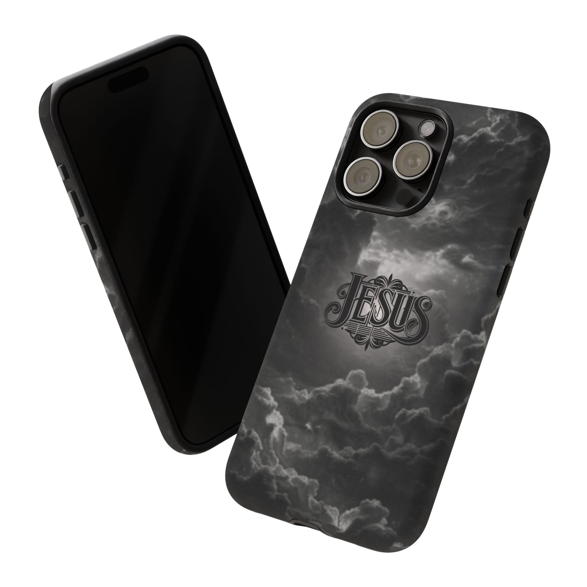 Jesus Cloud Phone Case – Christian Faith Protective iPhone Case