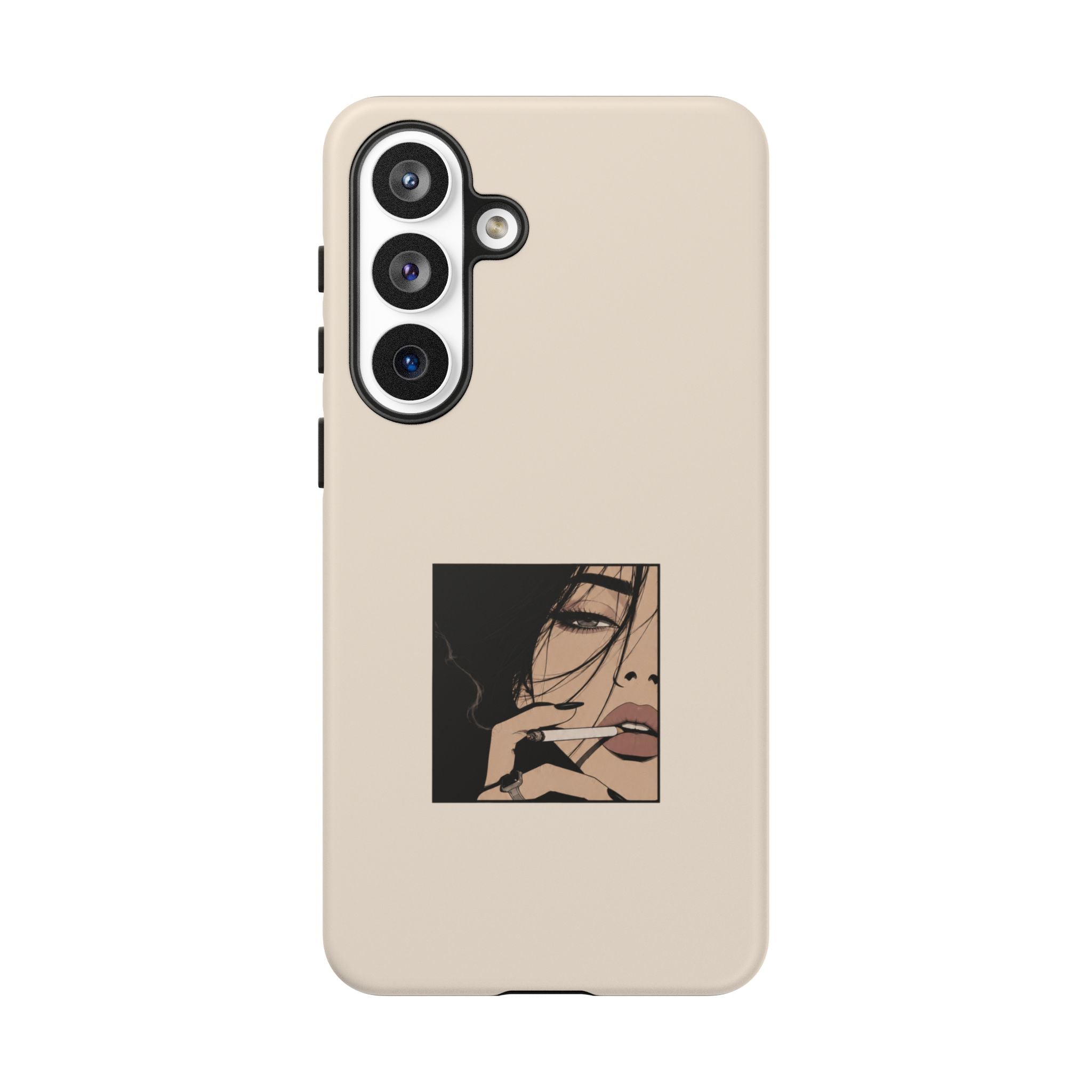 Minimalist Femme Portrait Protective Phone Case