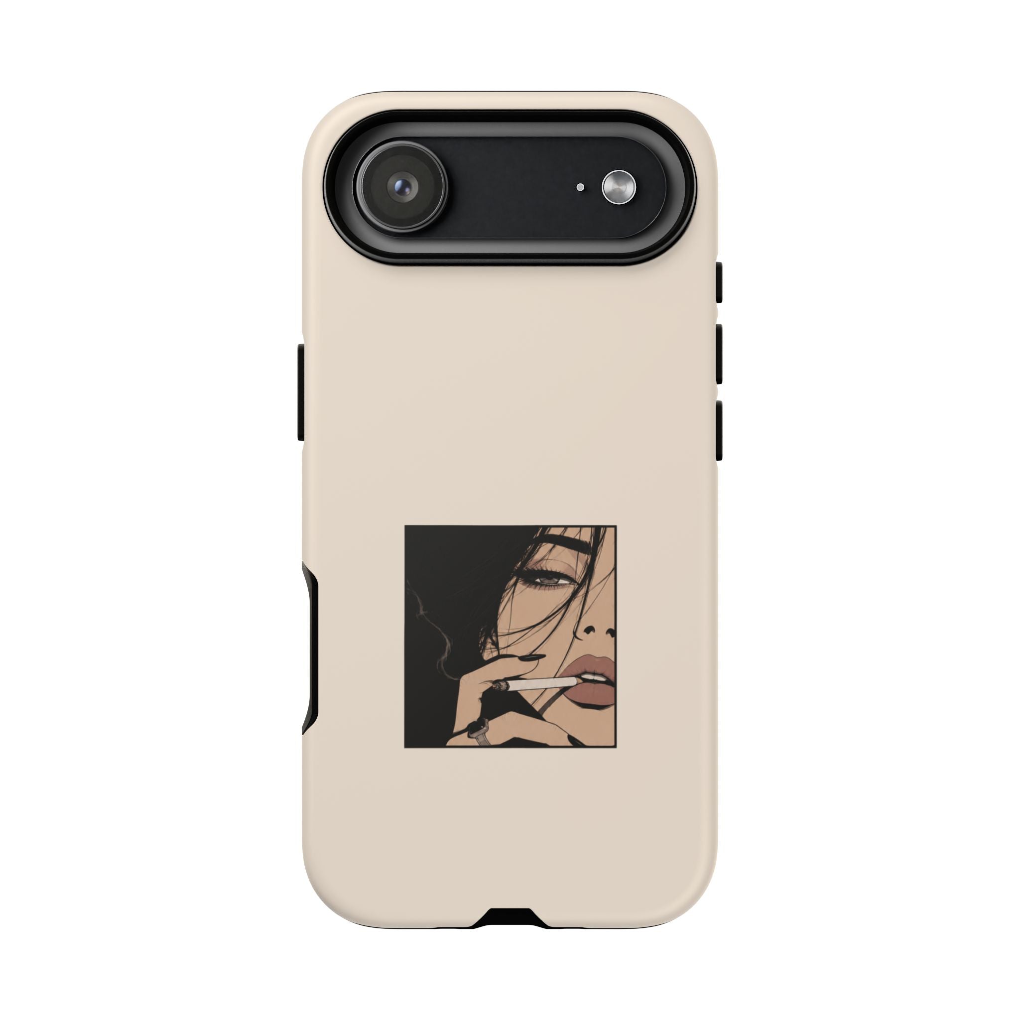 Minimalist Femme Portrait Protective Phone Case