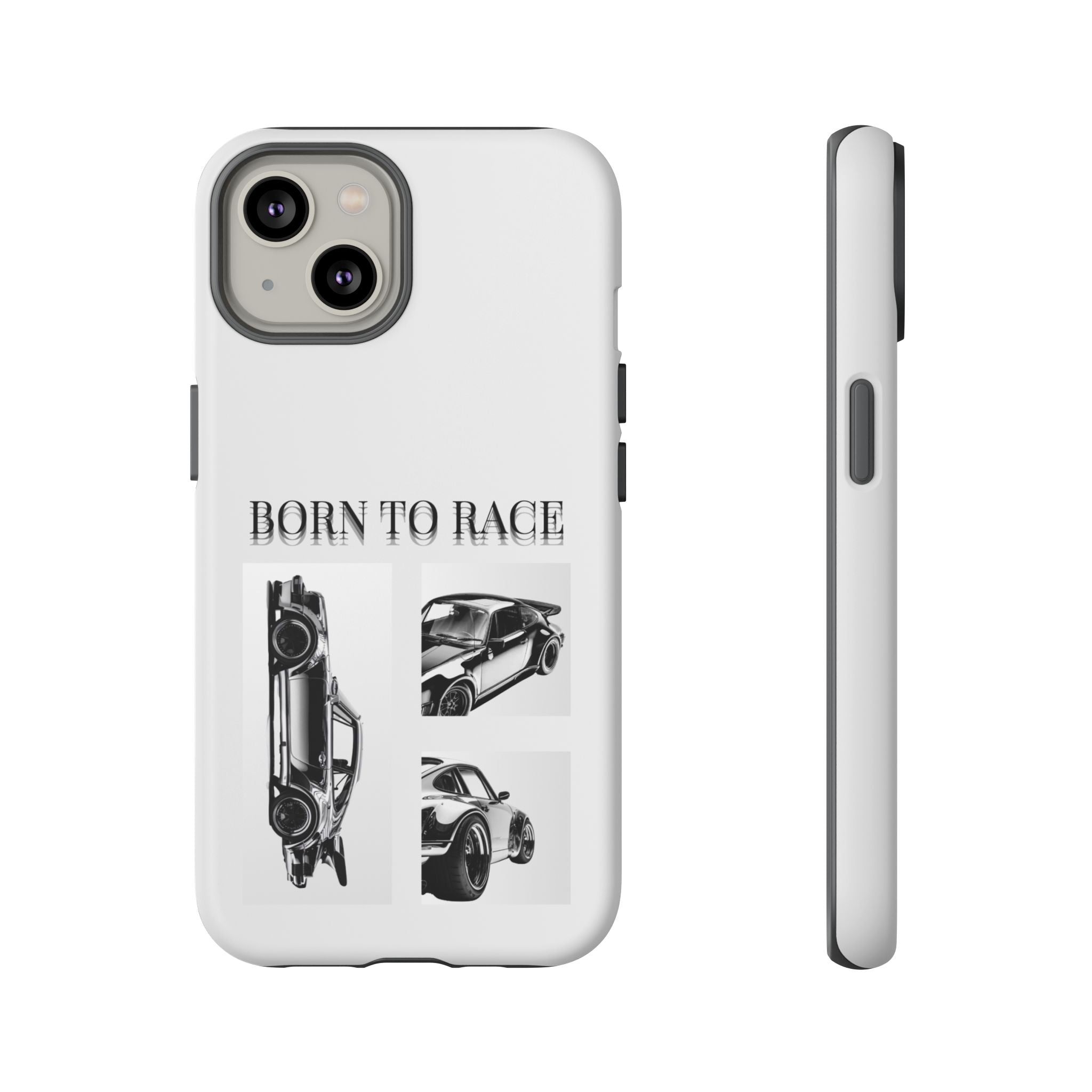 Phone Case - "Born to Race" Vintage Car Racing Graphic