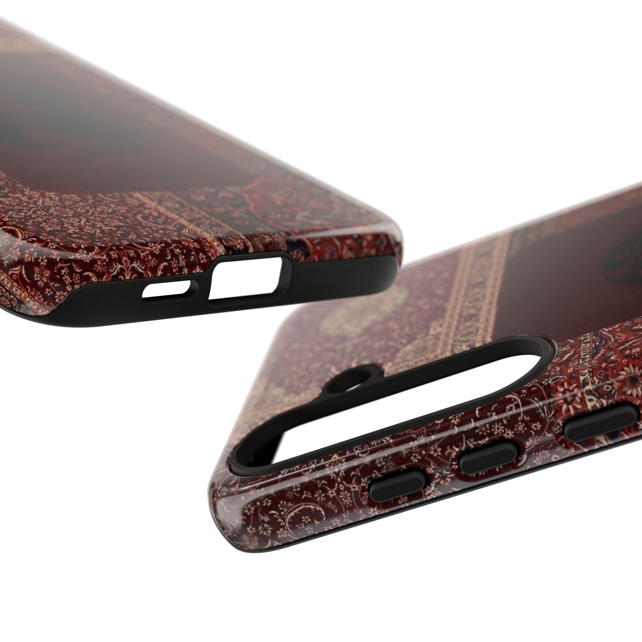 Religious Vintage Rug Phone Case — Jesus Portrait Tough Case