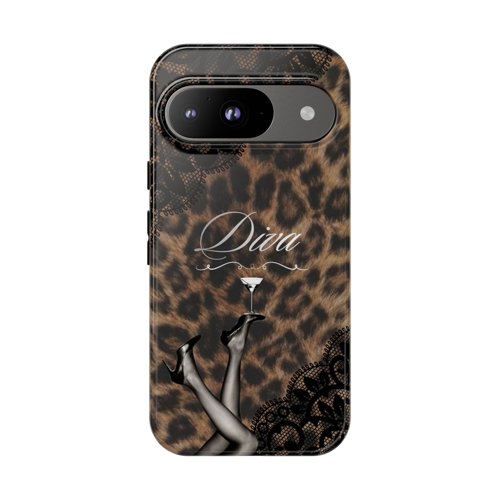 Leopard Lace 'Diva' Tough Phone Case