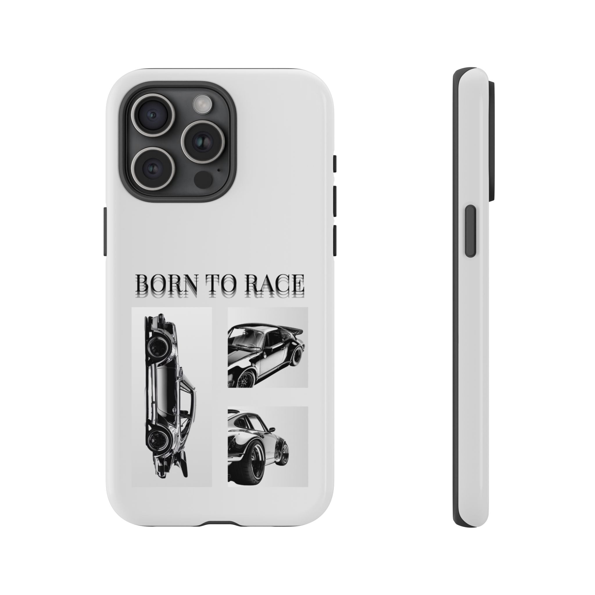 Phone Case - "Born to Race" Vintage Car Racing Graphic