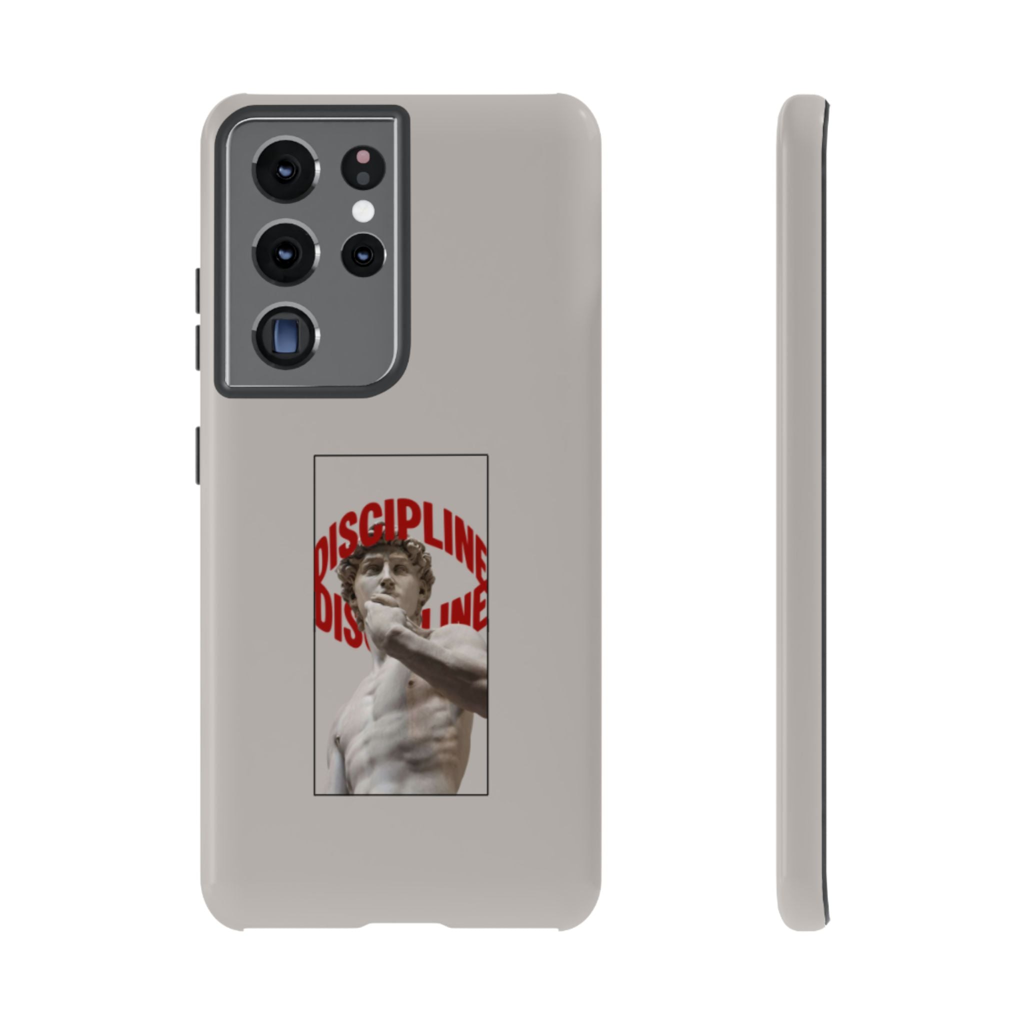 Phone Case — 'Discipline' Statue Graphic Protective Cover
