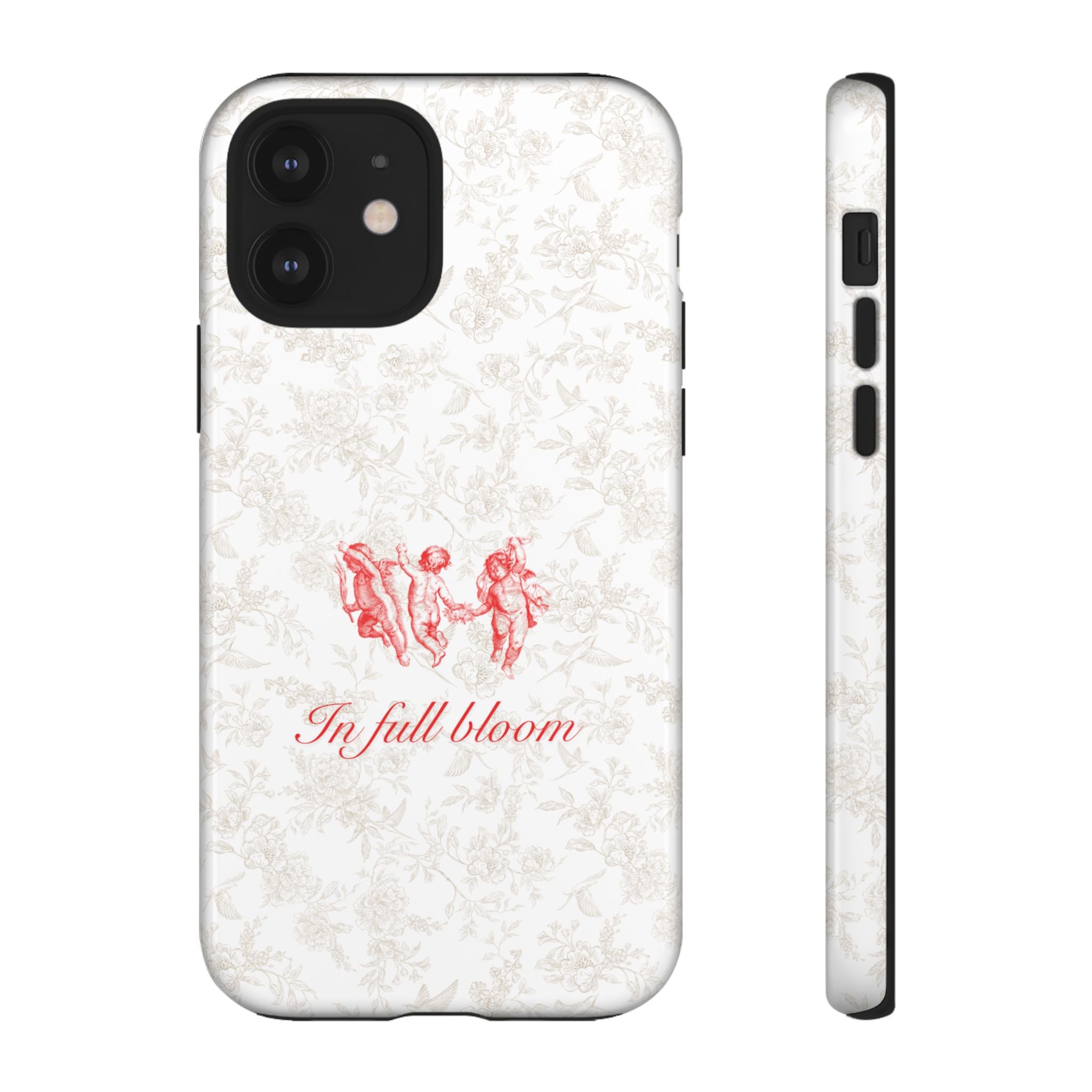 Vintage Floral Phone Case — "In Full Bloom" Tough Case