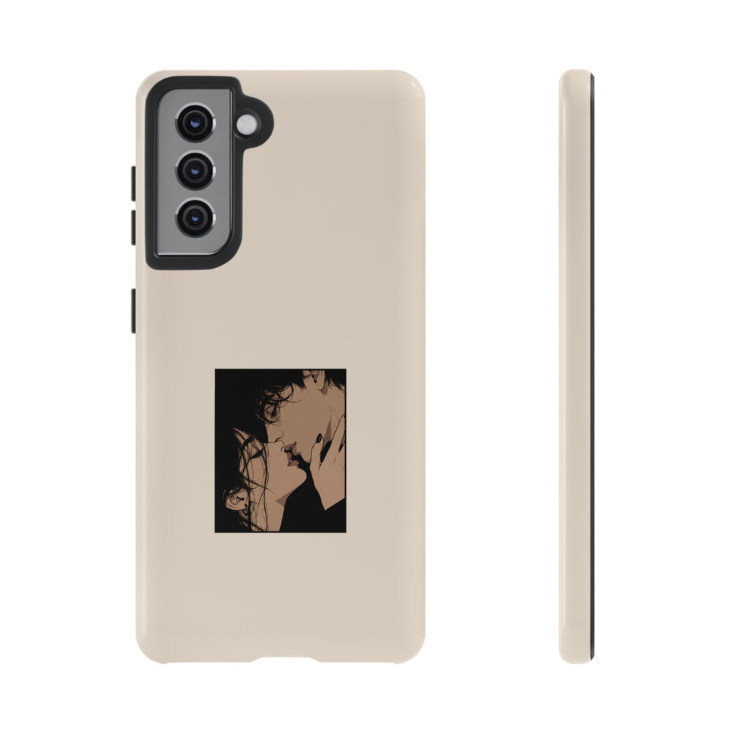 Minimal Anime Kiss Illustration