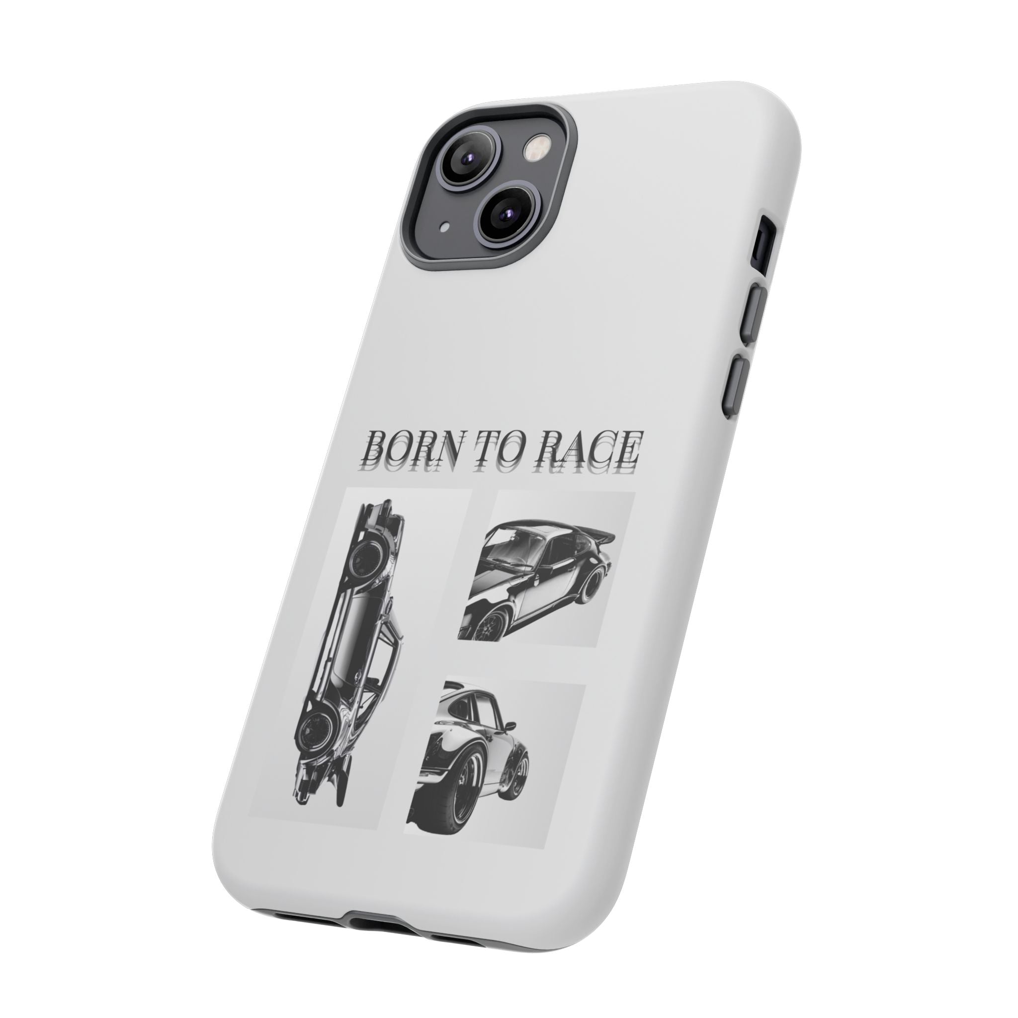 Phone Case - "Born to Race" Vintage Car Racing Graphic