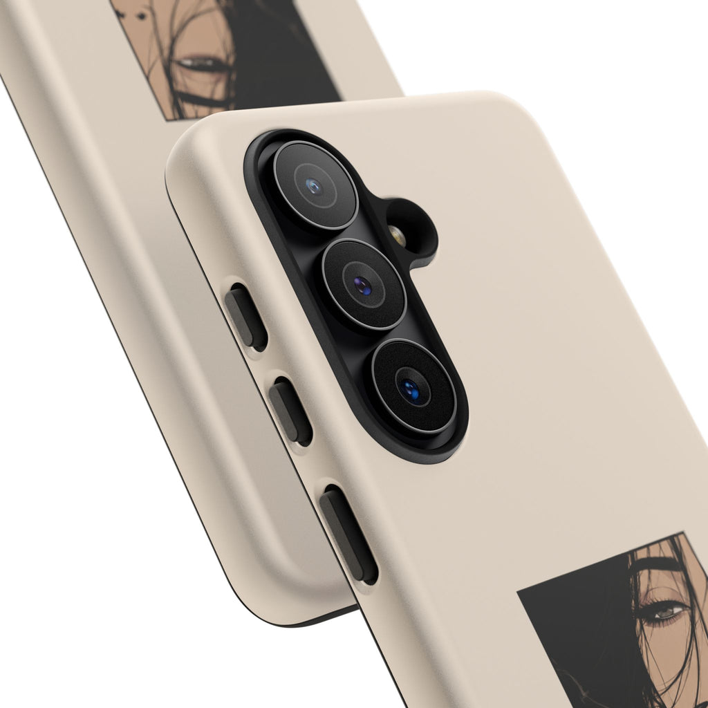 Minimalist Femme Portrait Protective Phone Case