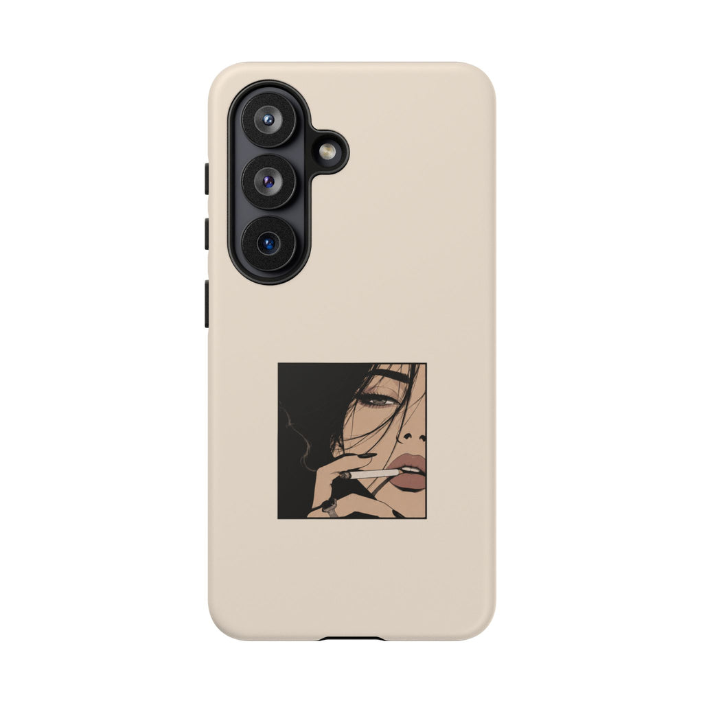 Minimalist Femme Portrait Protective Phone Case