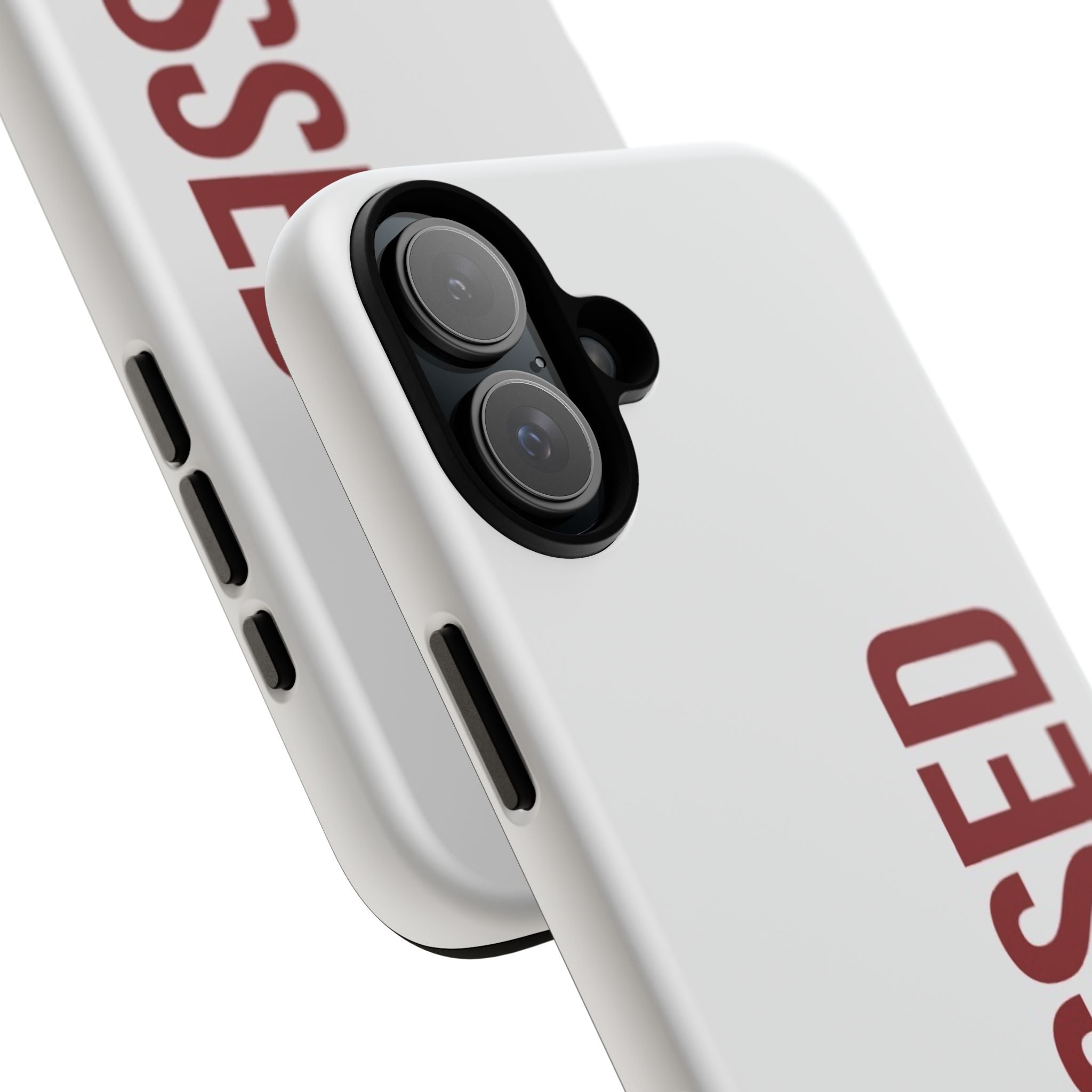 Blessed Vertical Phone Case — Protective Slim iPhone Cover with Red 'BLESSED' Text