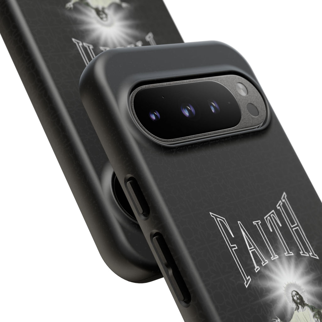 Faith Phone Case — Religious Jesus Graphic Tough Phone Cover