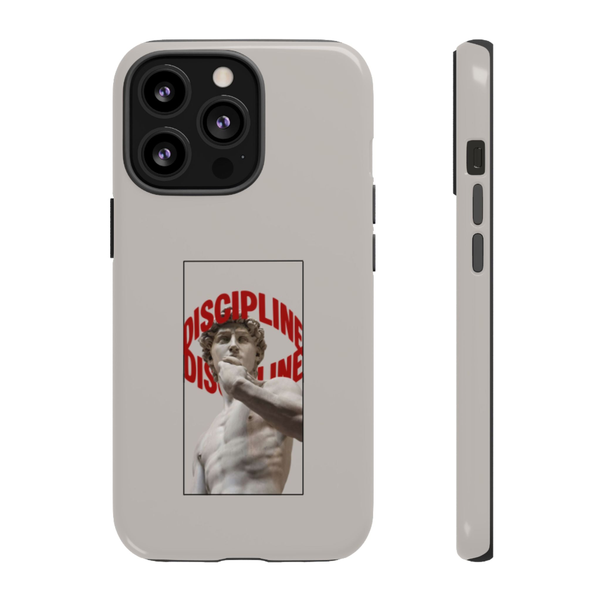Phone Case — 'Discipline' Statue Graphic Protective Cover