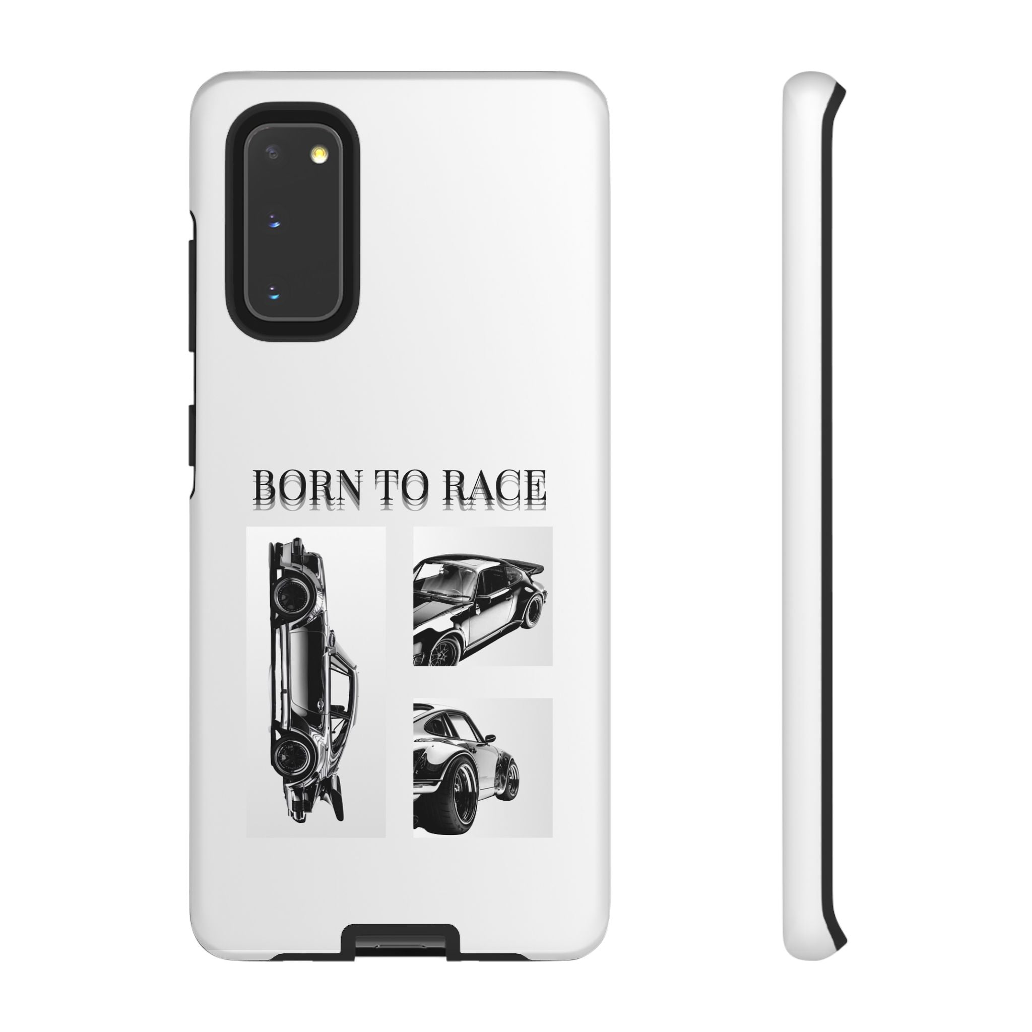 Phone Case - "Born to Race" Vintage Car Racing Graphic
