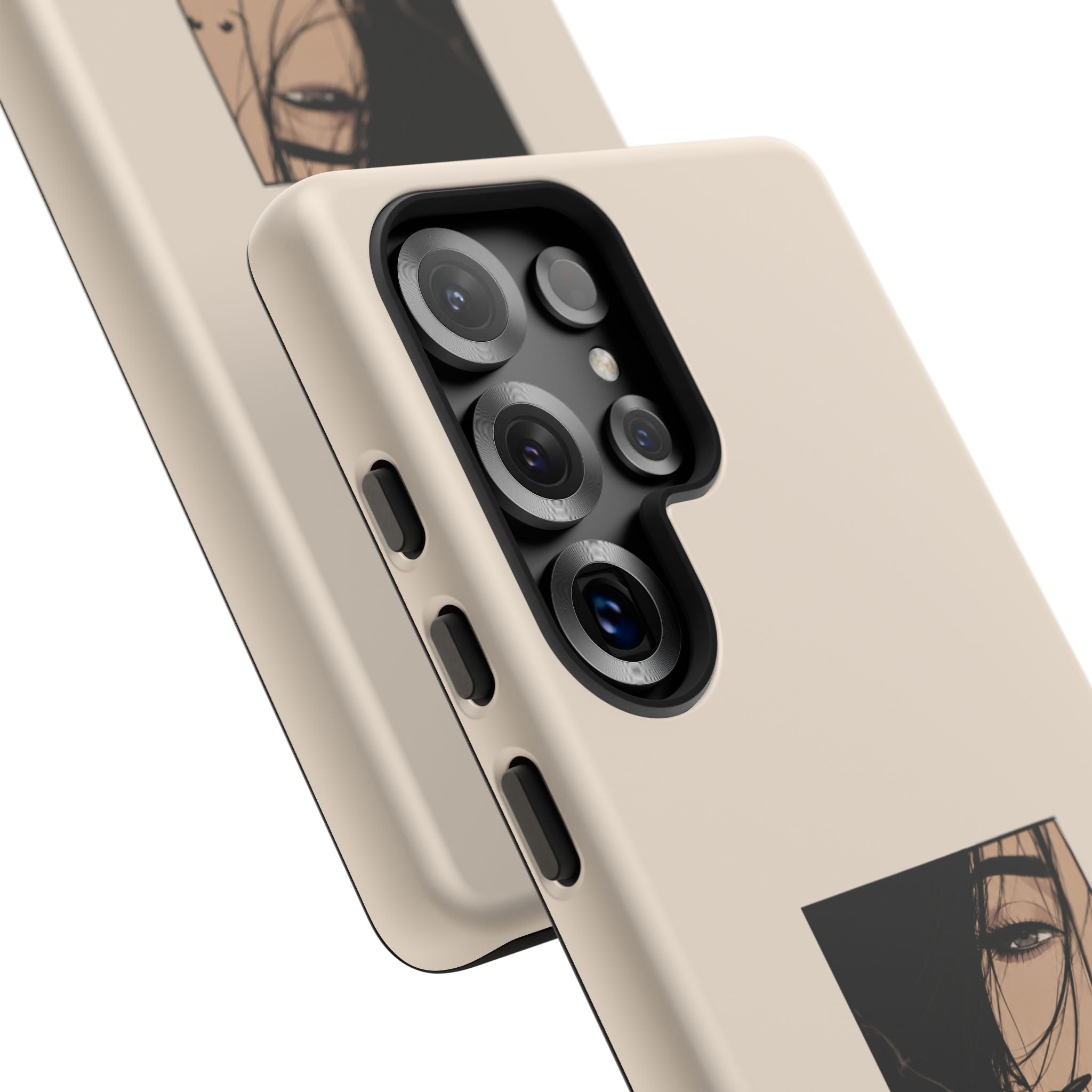 Minimalist Femme Portrait Protective Phone Case