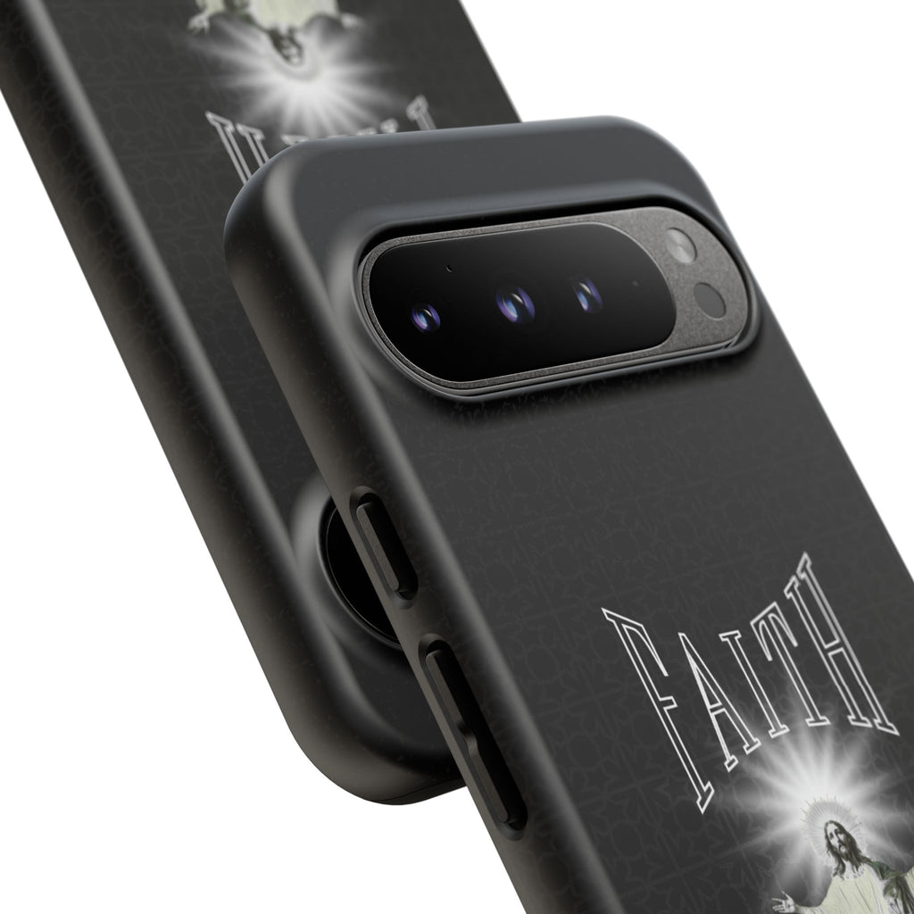 Faith Phone Case — Religious Jesus Graphic Tough Phone Cover