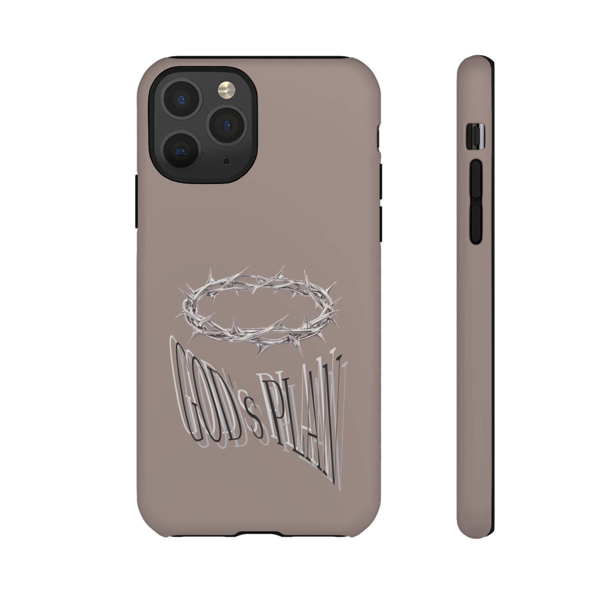 Phone Case — "God's Plan" Crown of Thorns Protective Cover