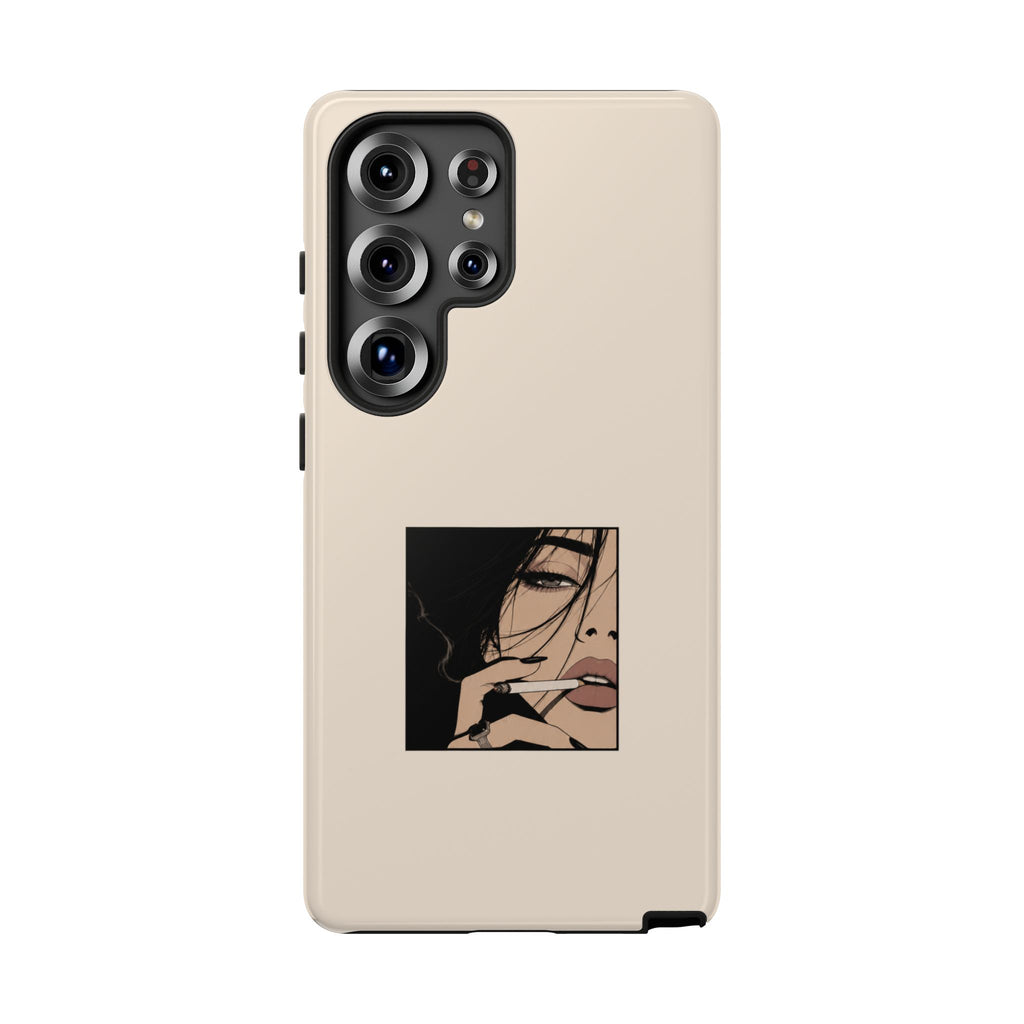 Minimalist Femme Portrait Protective Phone Case