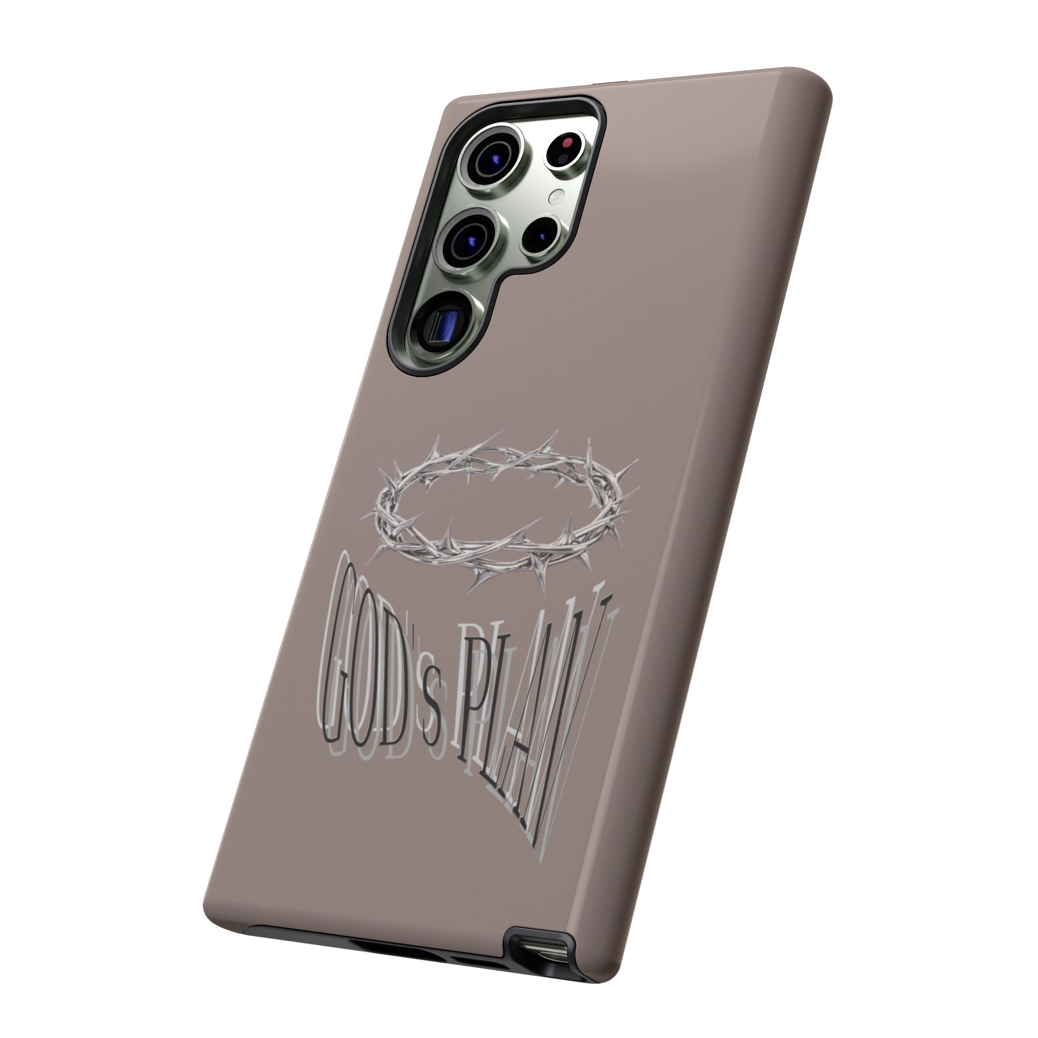 Phone Case — "God's Plan" Crown of Thorns Protective Cover