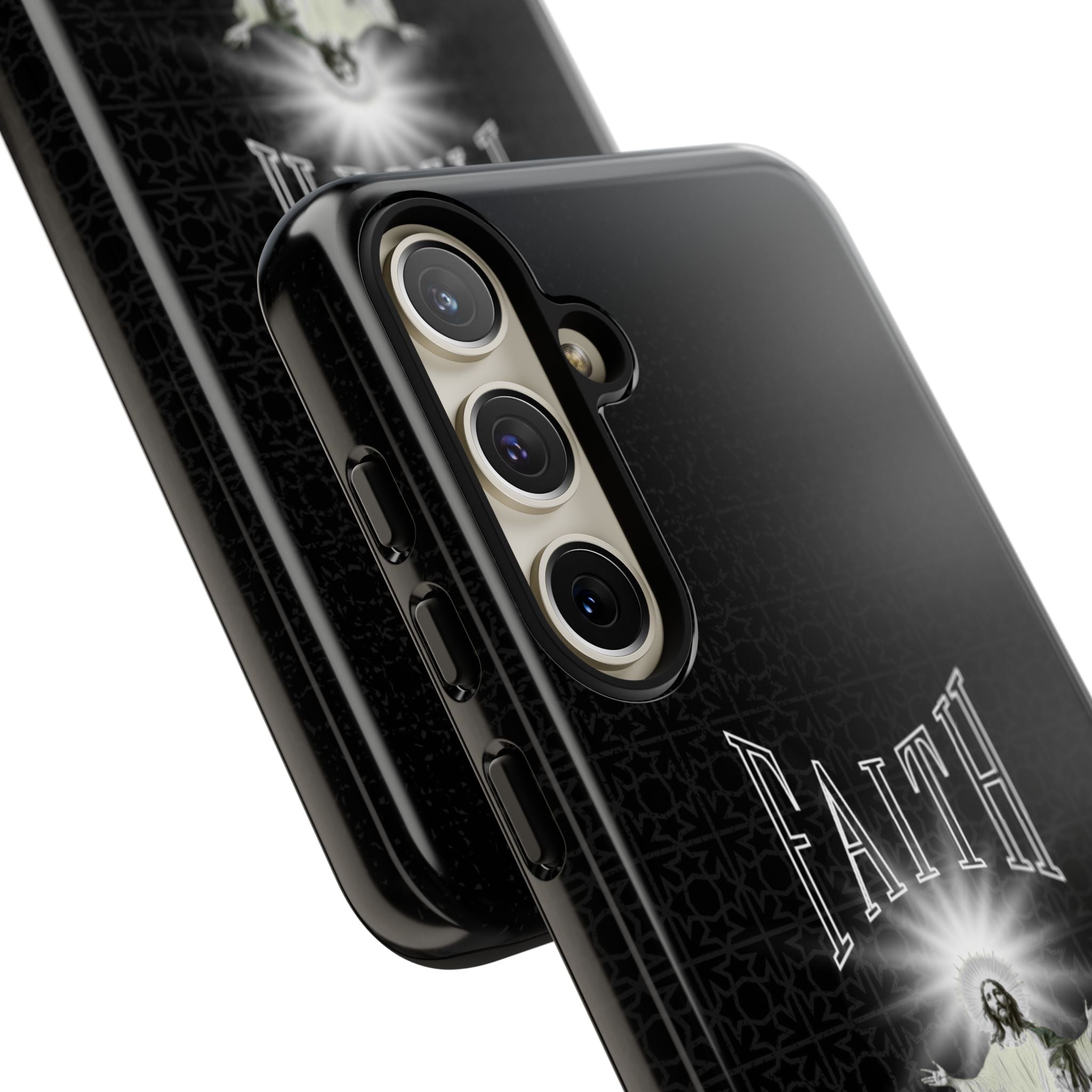 Faith Phone Case — Religious Jesus Graphic Tough Phone Cover