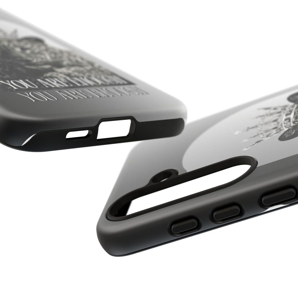 Leopard Crown Phone Case — "You Are Enough" Inspirational Protective Cover
