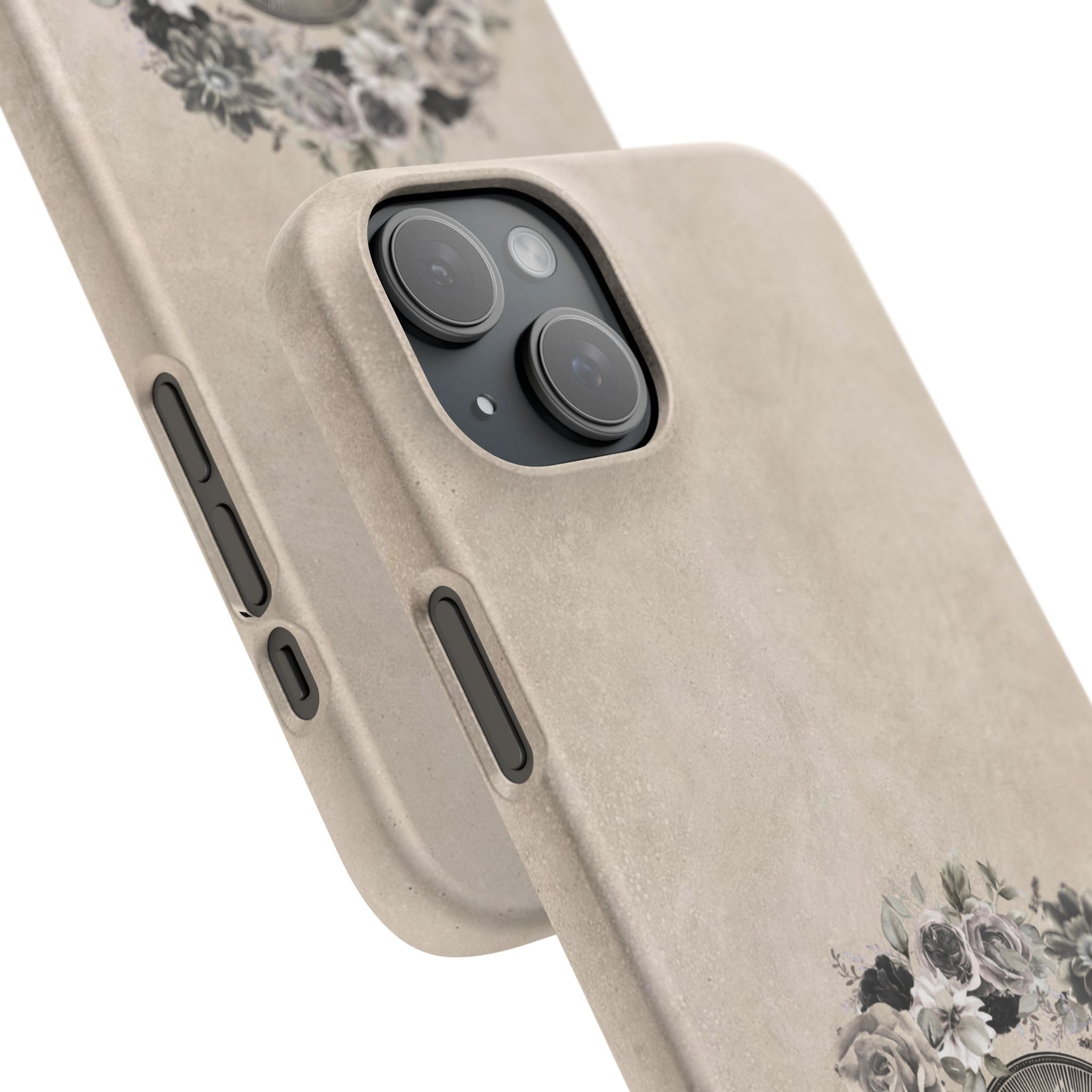 Vintage Madonna Floral Phone Case — Religious iPhone Snap Case