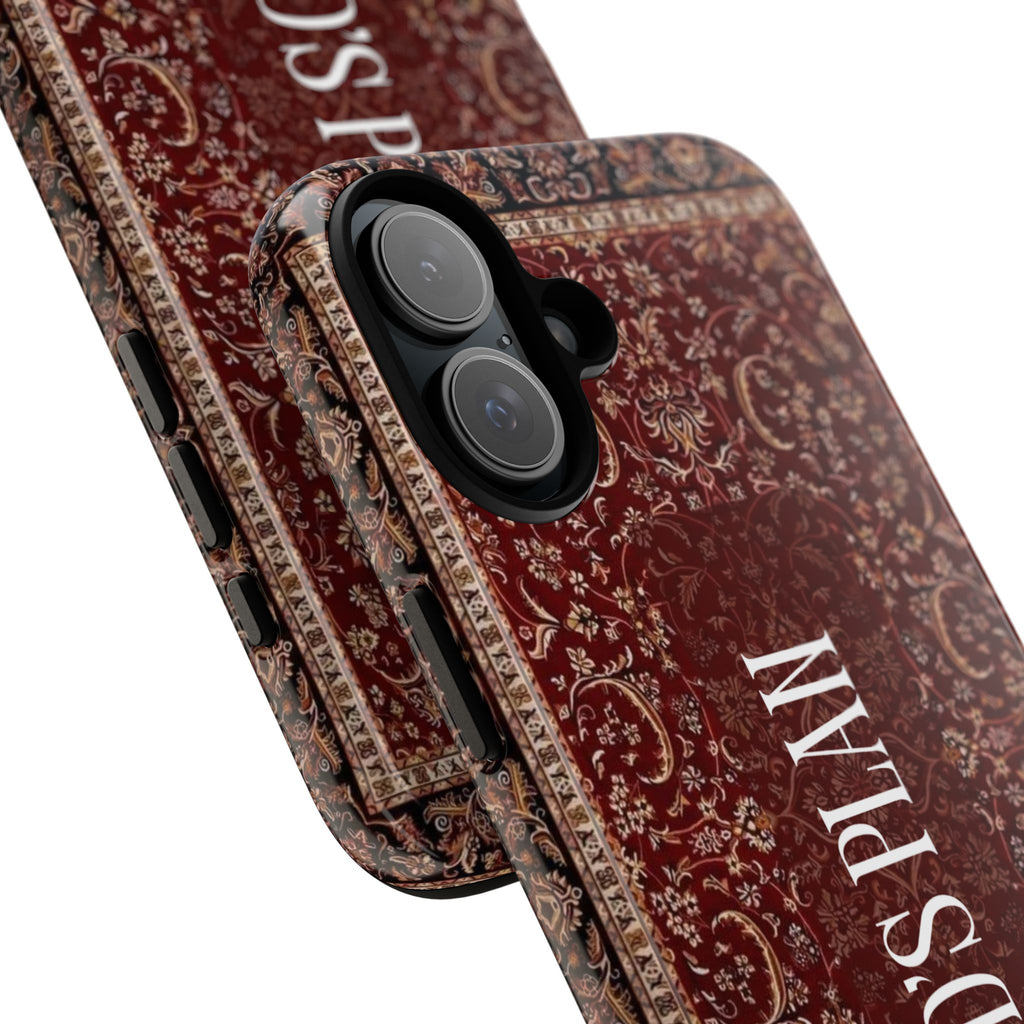 God's Plan — Vintage Tapestry Christian Tough Phone Case | Boho Faith Cover
