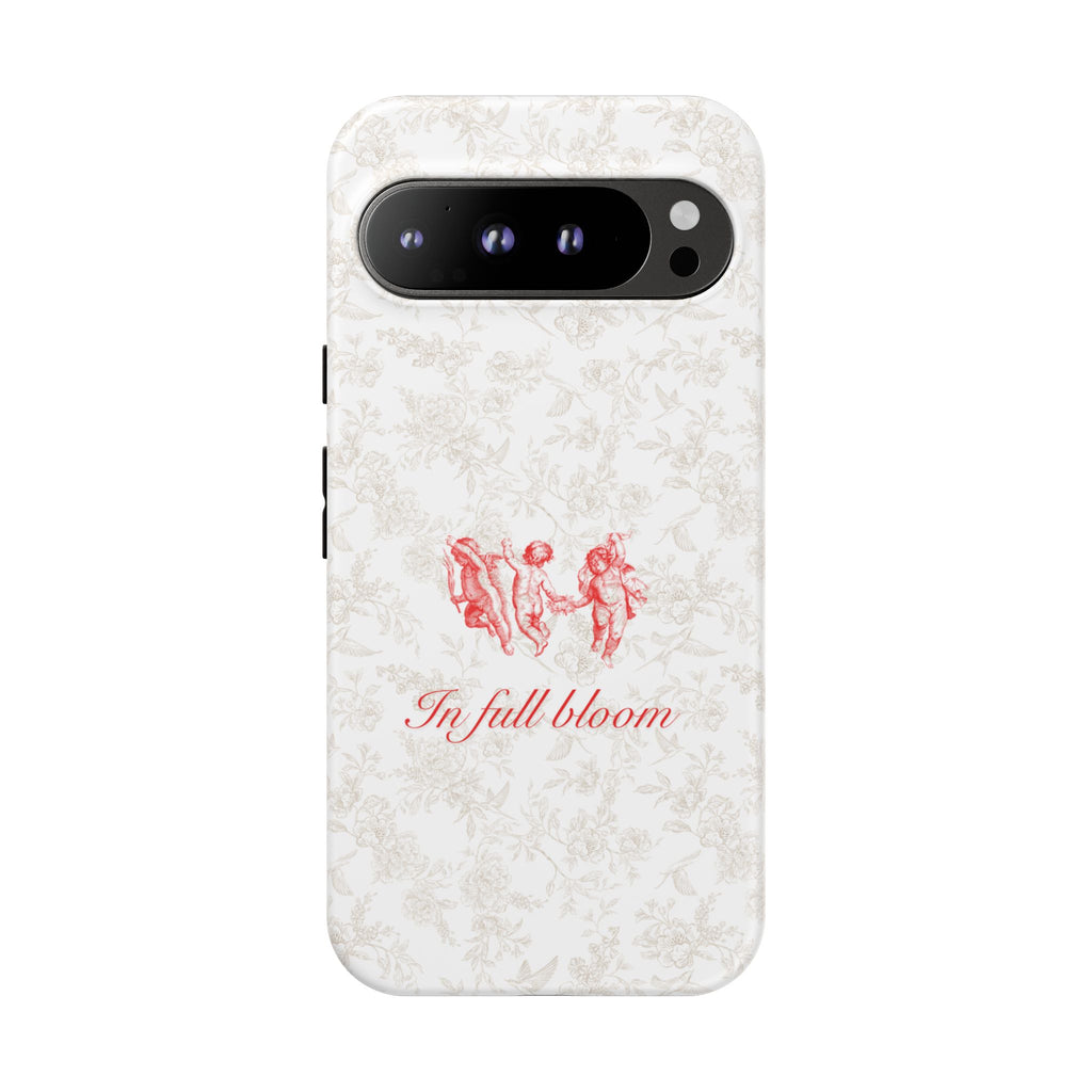 Vintage Floral Phone Case — "In Full Bloom" Tough Case