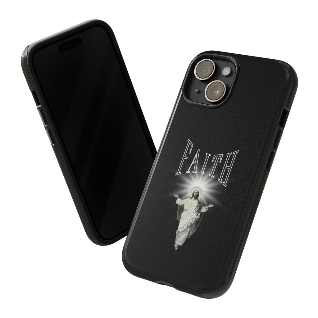 Faith Phone Case — Religious Jesus Graphic Tough Phone Cover