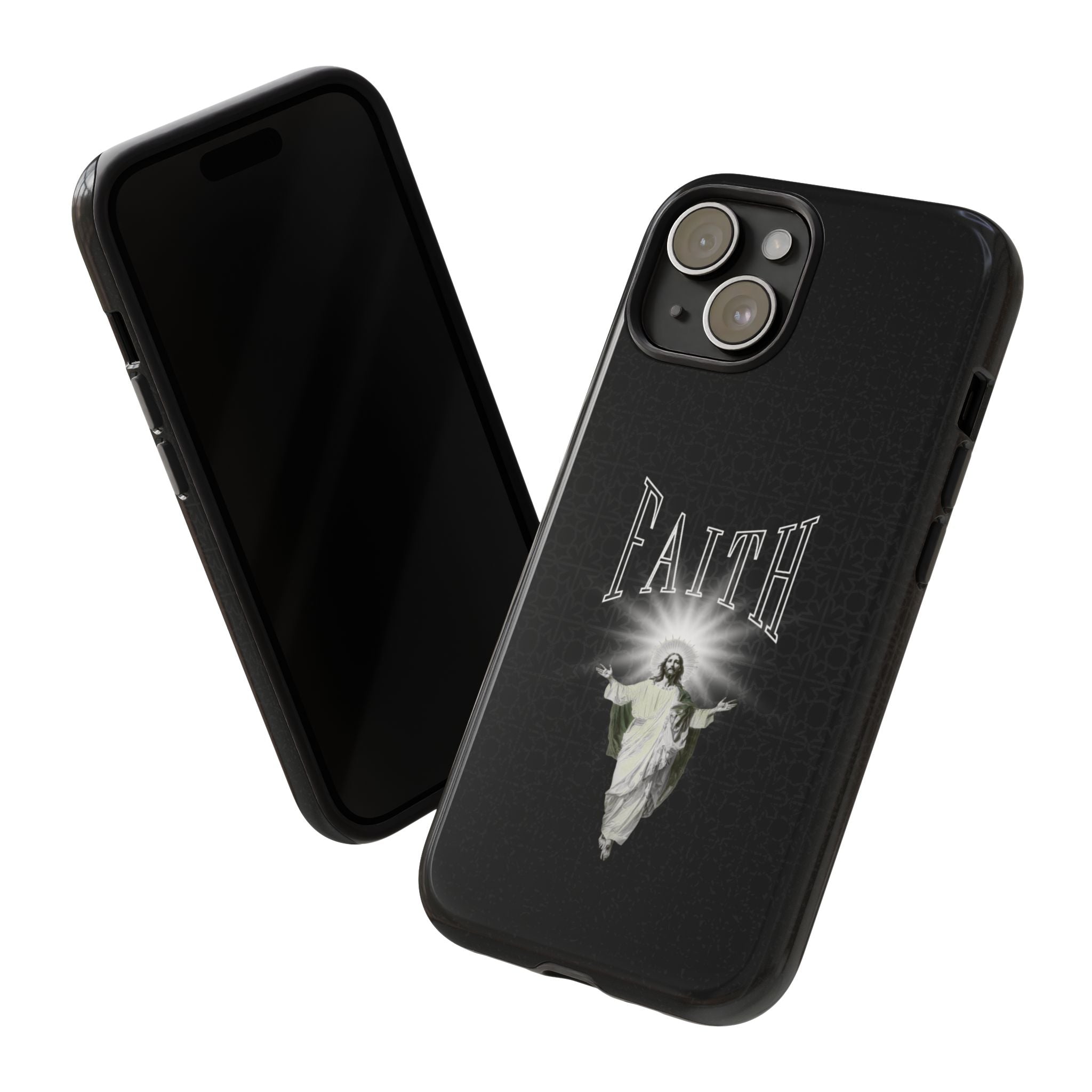 Faith Phone Case — Religious Jesus Graphic Tough Phone Cover