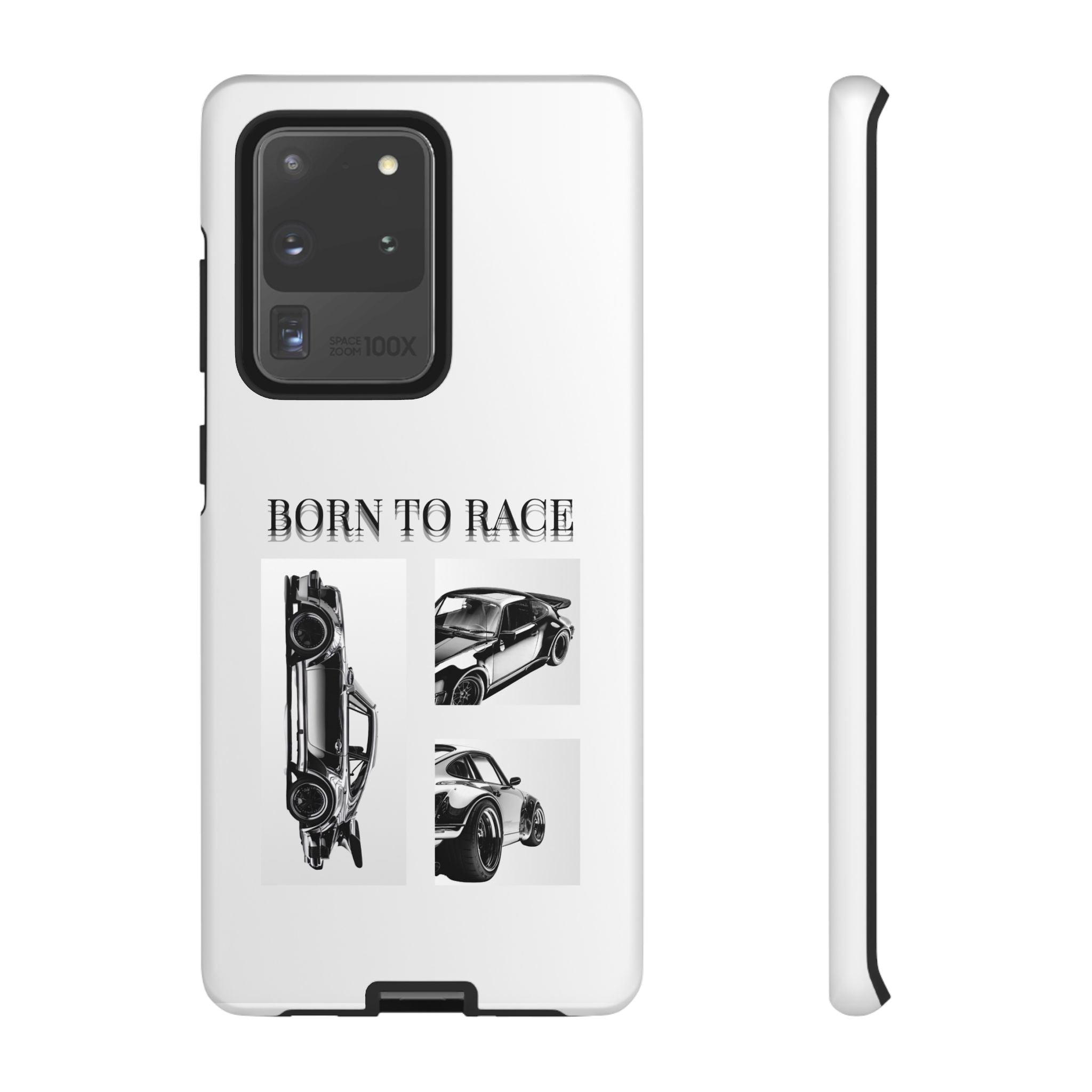 Phone Case - "Born to Race" Vintage Car Racing Graphic