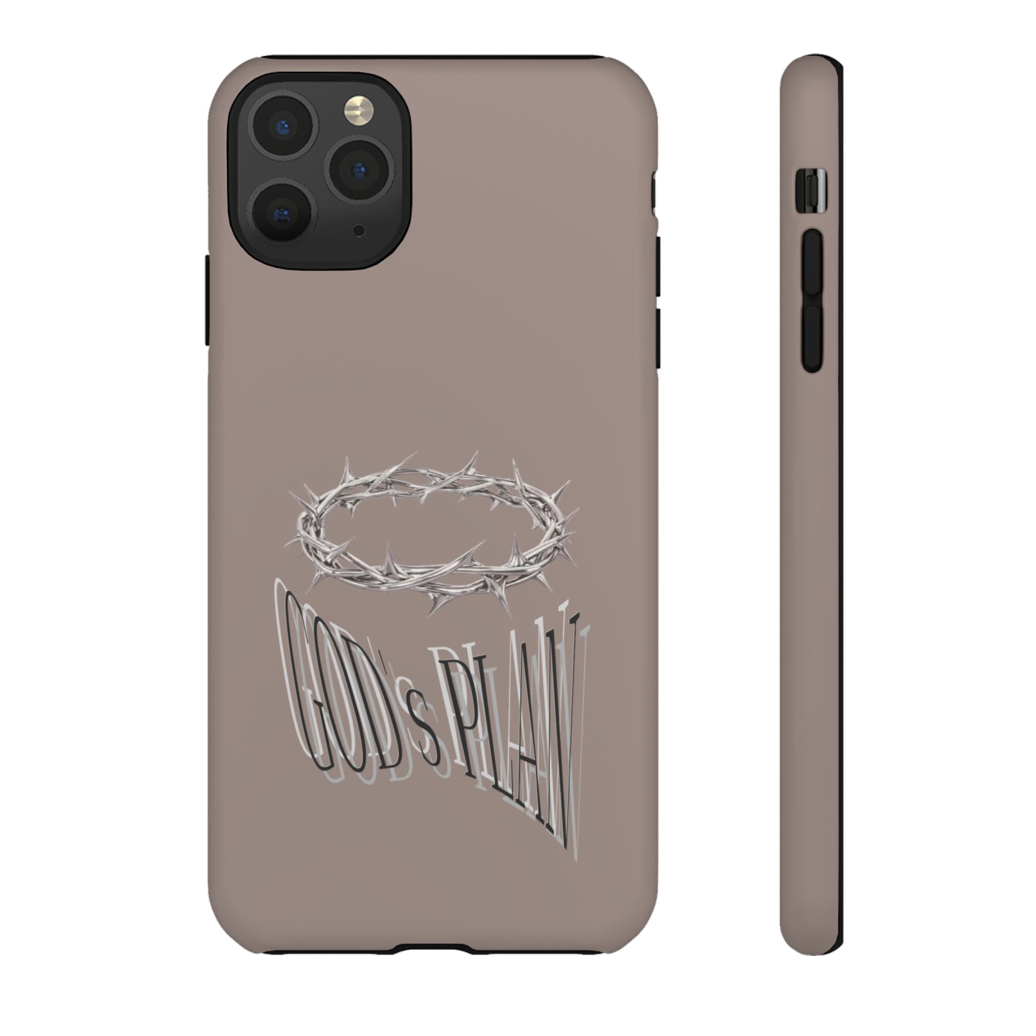 Phone Case — "God's Plan" Crown of Thorns Protective Cover
