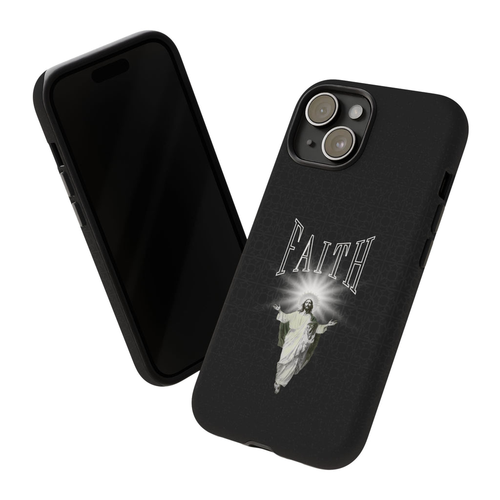 Faith Phone Case — Religious Jesus Graphic Tough Phone Cover