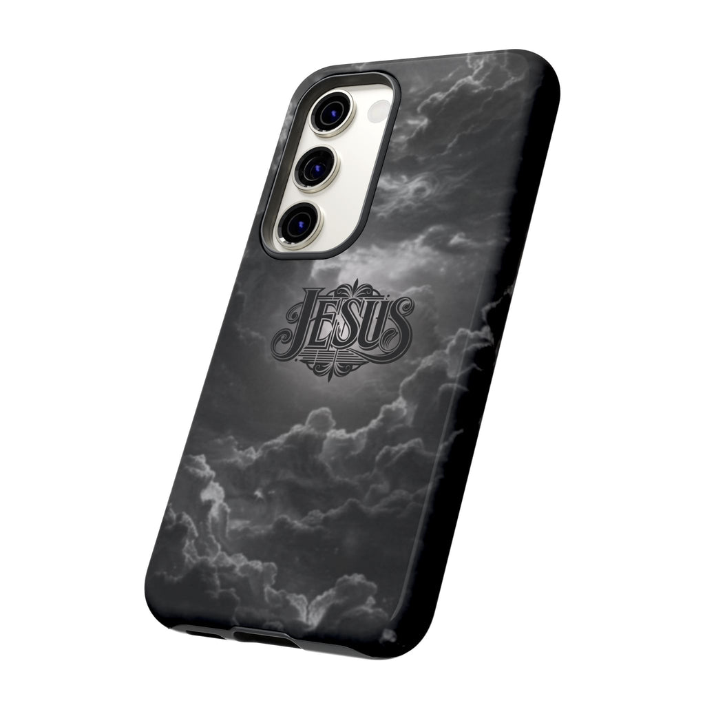Jesus Cloud Phone Case – Christian Faith Protective iPhone Case