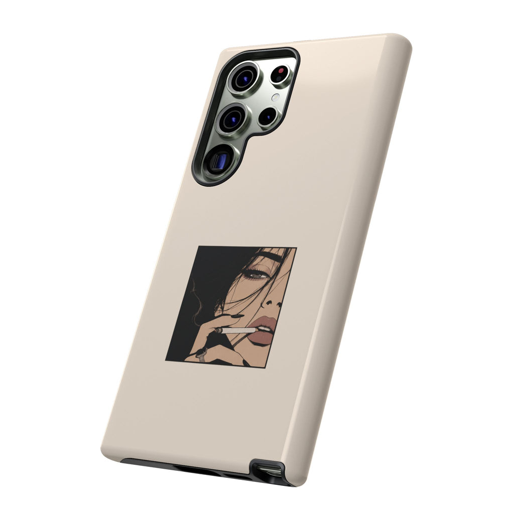 Minimalist Femme Portrait Protective Phone Case