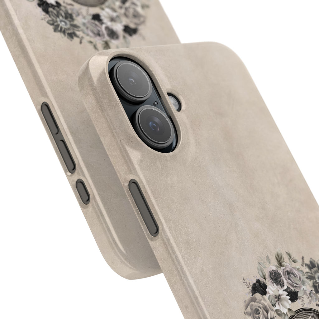 Vintage Madonna Floral Phone Case — Religious iPhone Snap Case