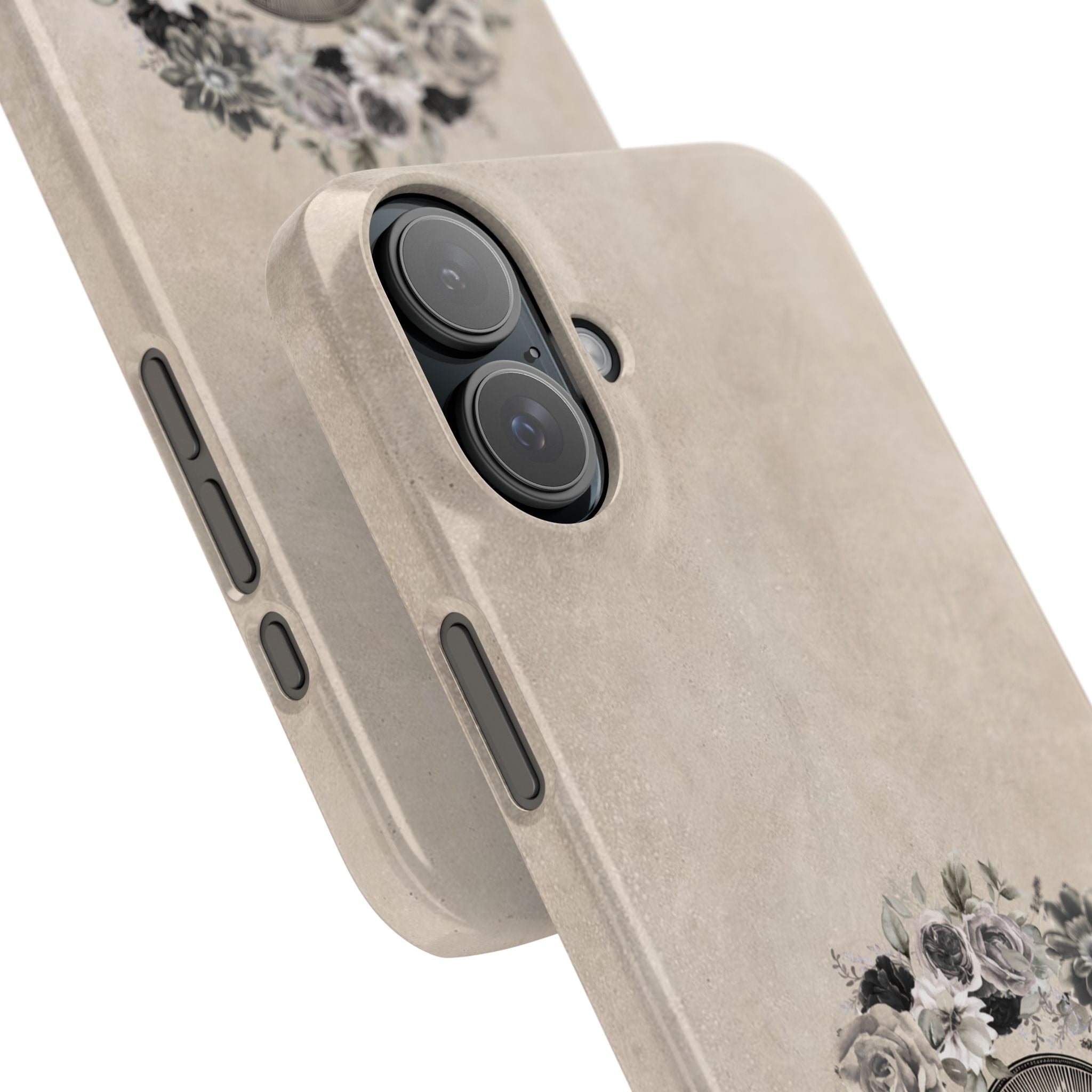 Vintage Madonna Floral Phone Case — Religious iPhone Snap Case