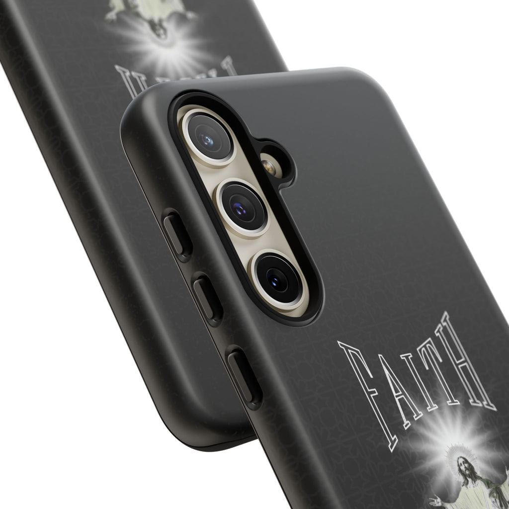 Faith Phone Case — Religious Jesus Graphic Tough Phone Cover