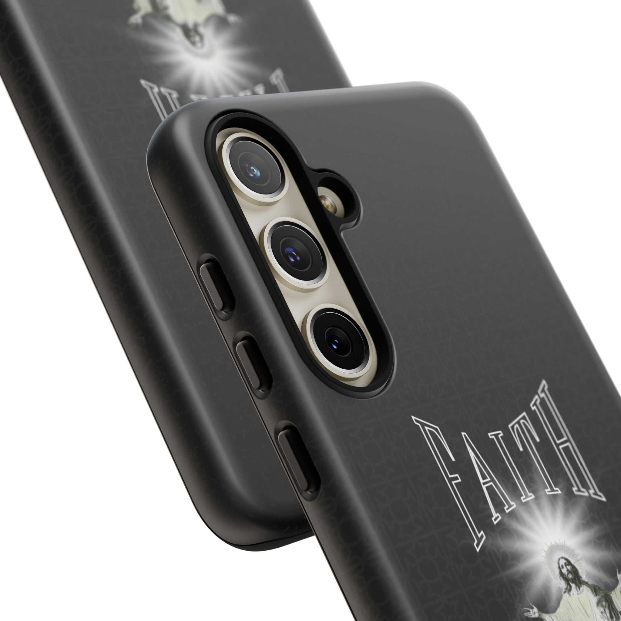 Faith Phone Case — Religious Jesus Graphic Tough Phone Cover