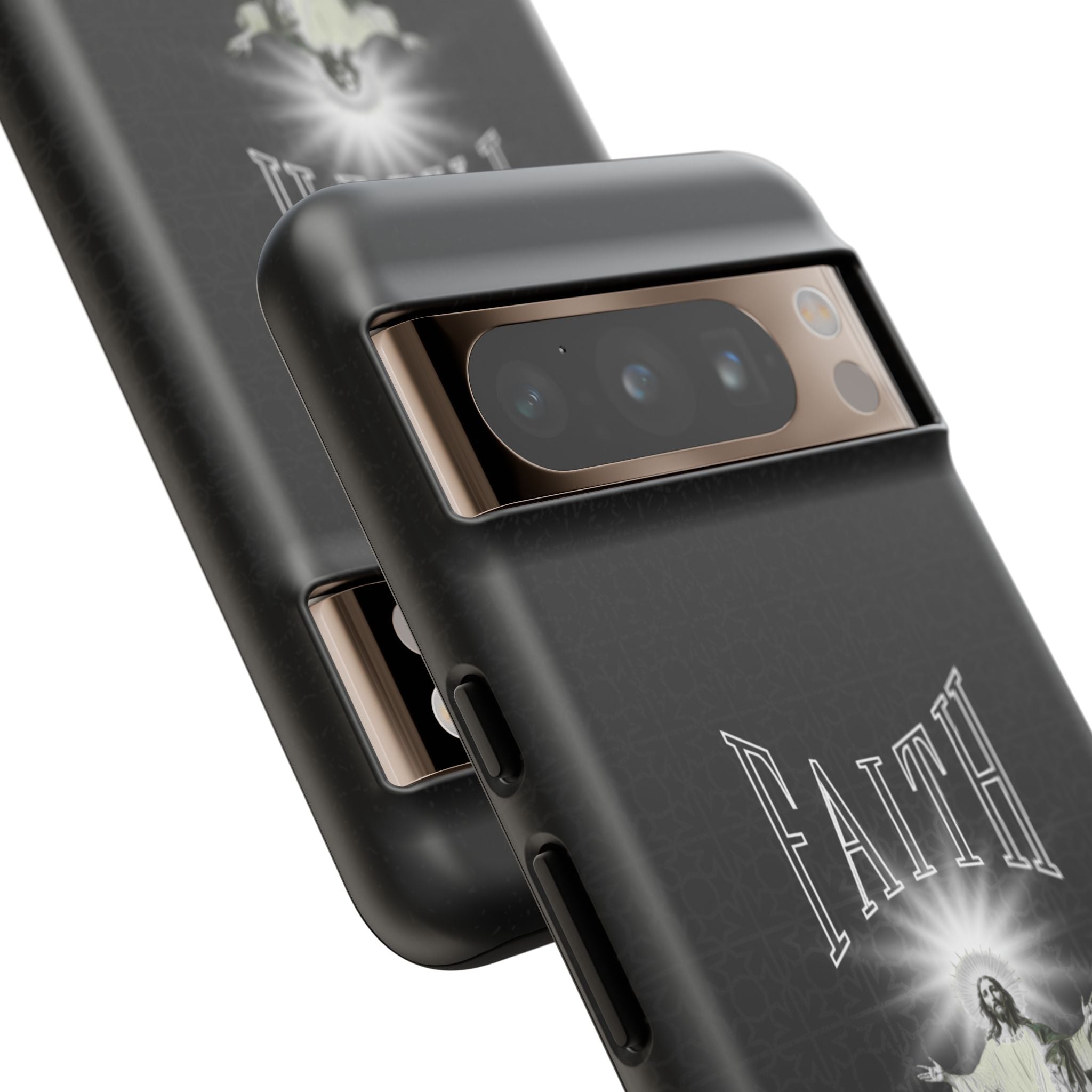 Faith Phone Case — Religious Jesus Graphic Tough Phone Cover