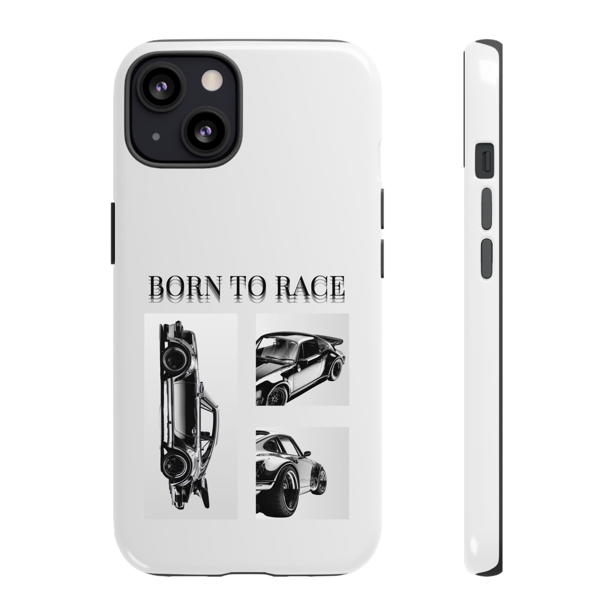 Phone Case - "Born to Race" Vintage Car Racing Graphic