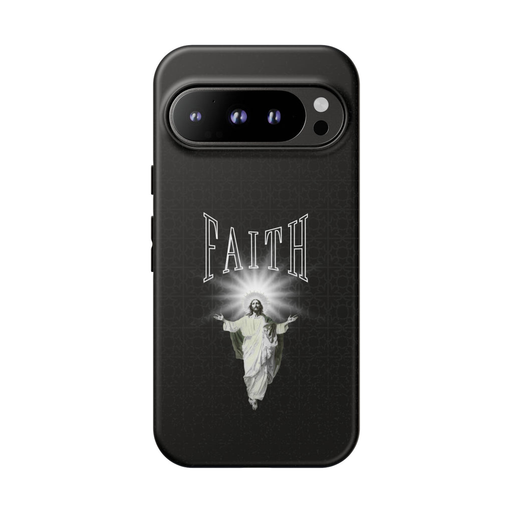 Faith Phone Case — Religious Jesus Graphic Tough Phone Cover