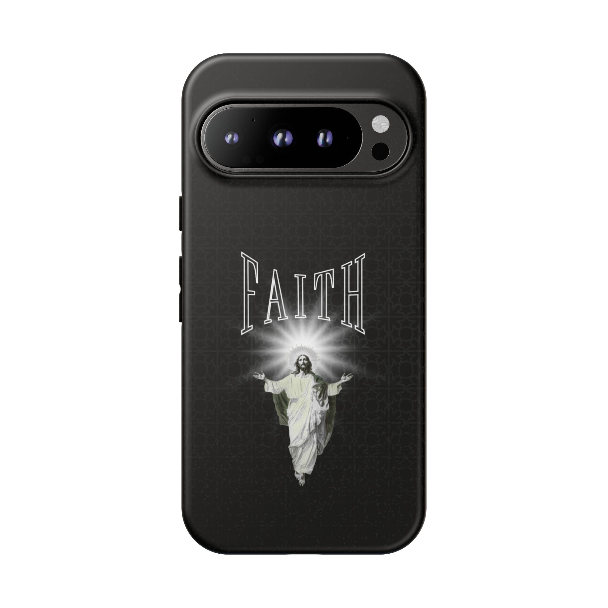 Faith Phone Case — Religious Jesus Graphic Tough Phone Cover