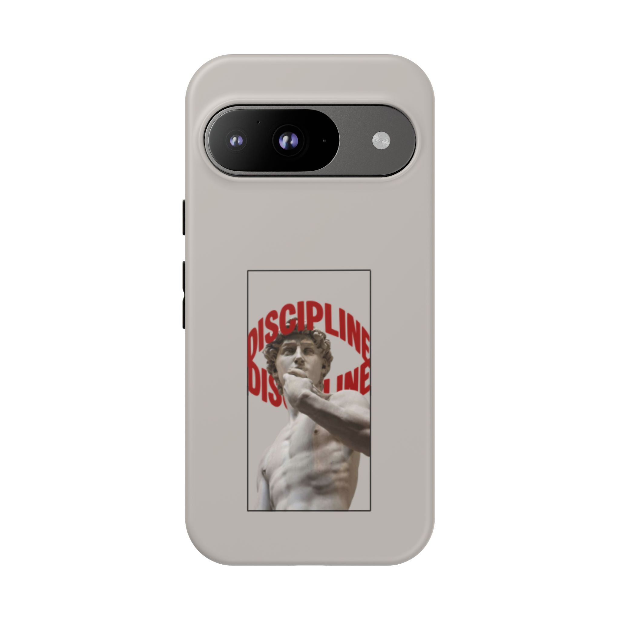 Phone Case — 'Discipline' Statue Graphic Protective Cover