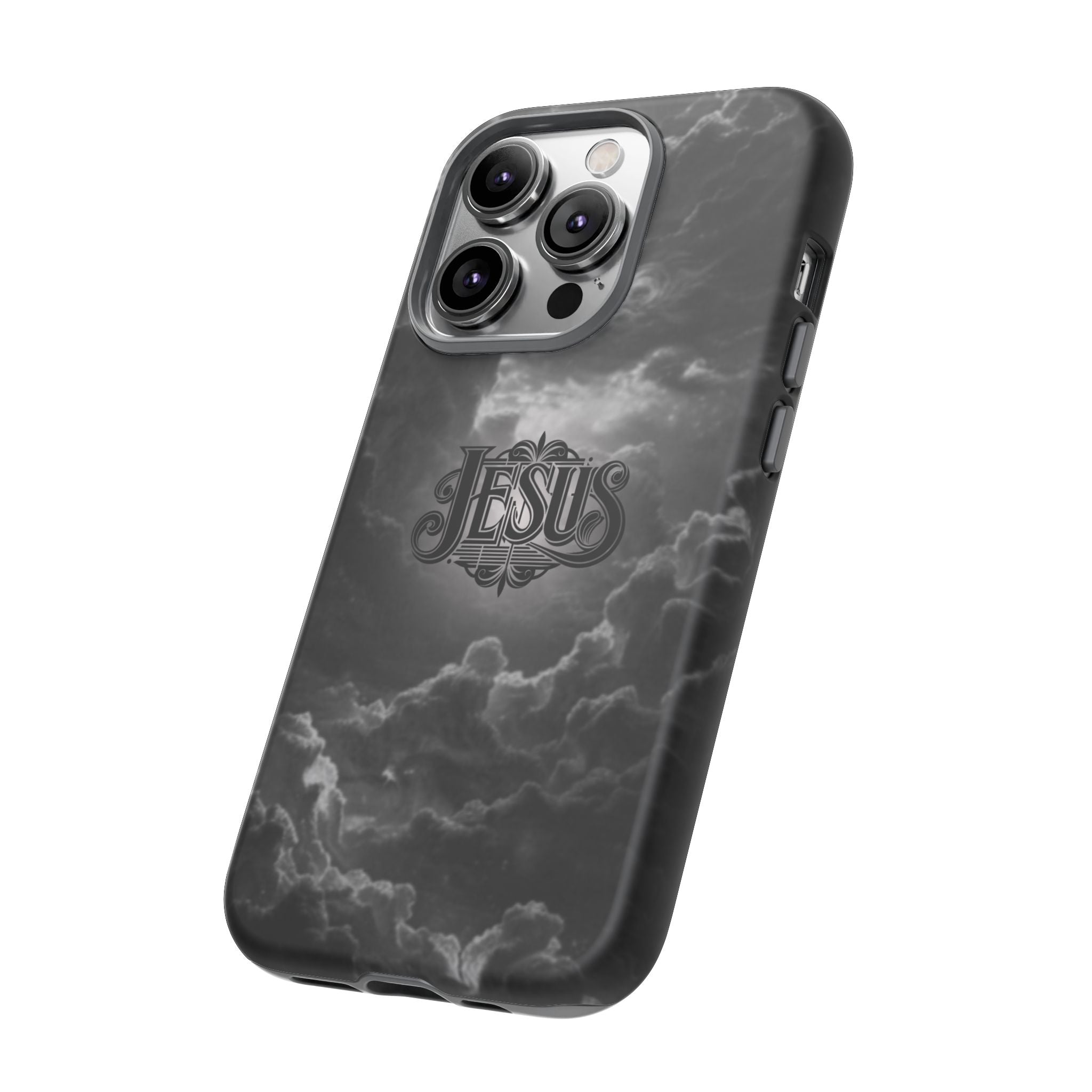 Jesus Cloud Phone Case – Christian Faith Protective iPhone Case