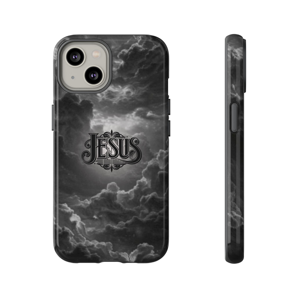 Jesus Cloud Phone Case – Christian Faith Protective iPhone Case